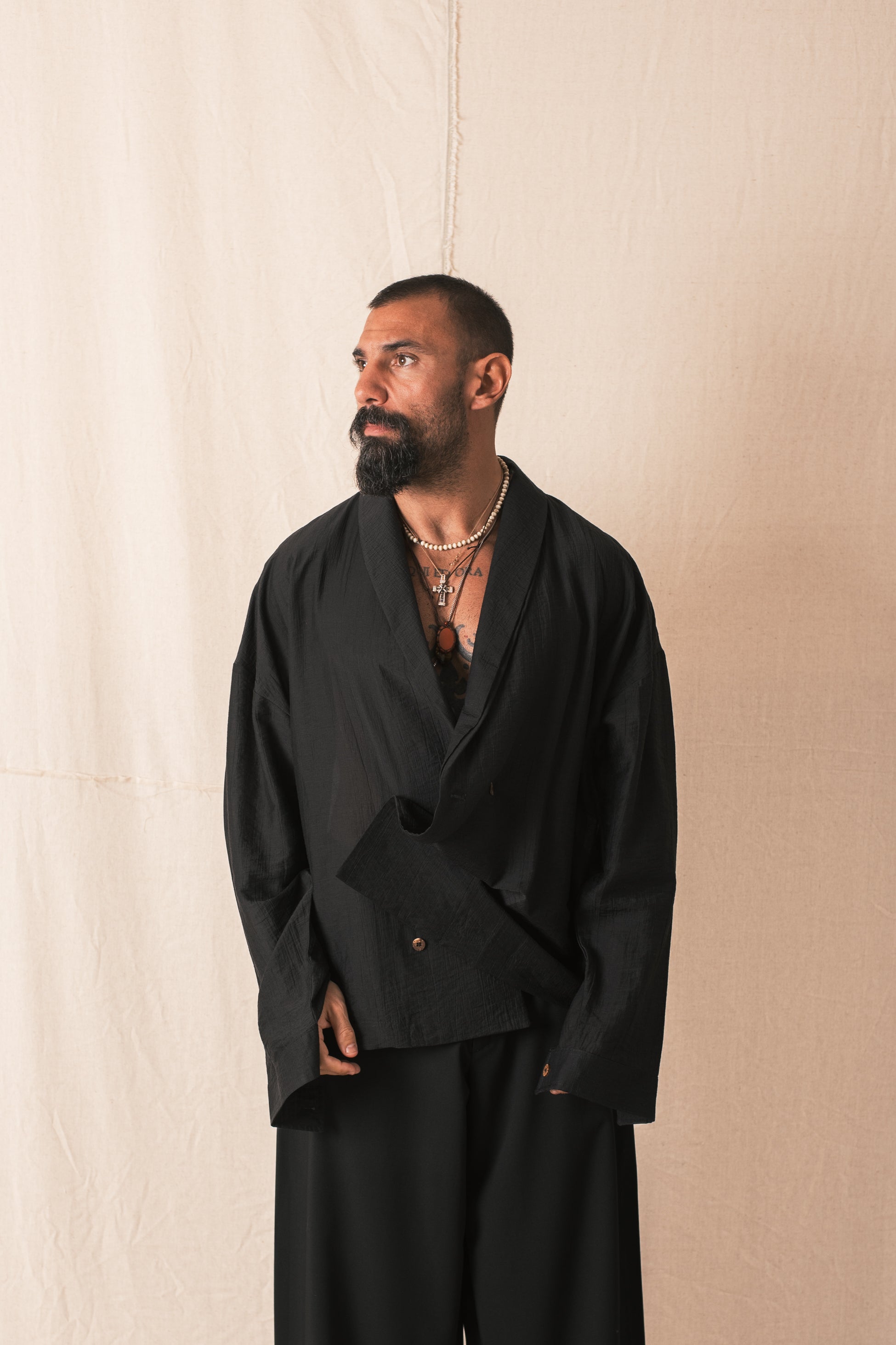 Camicia DoppioPetto Nero