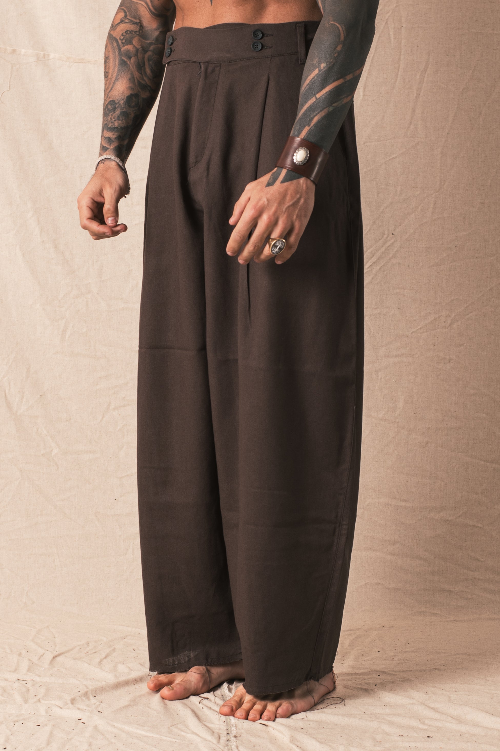 Pantalone Zuma In Lino Moro