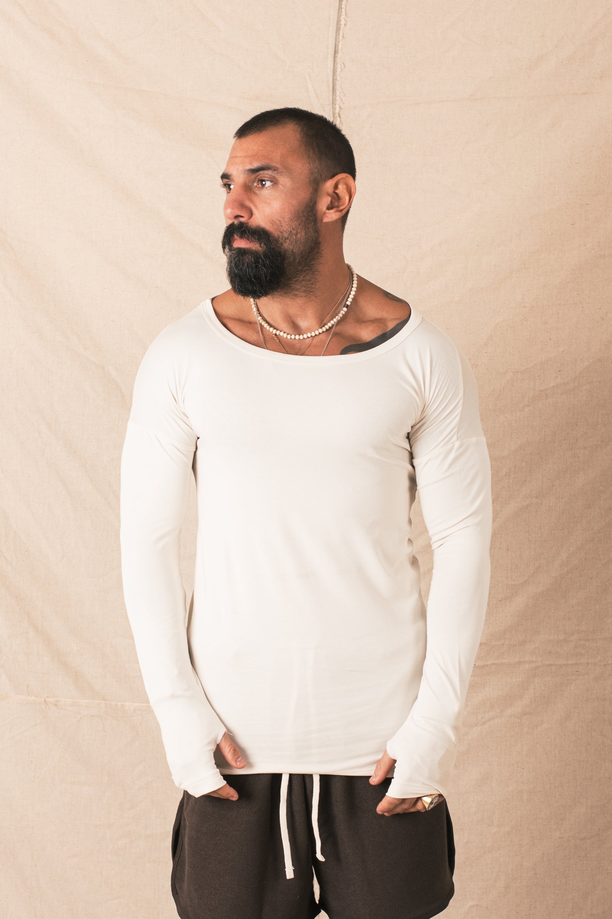 T-shirt Bielastico M/L Crema