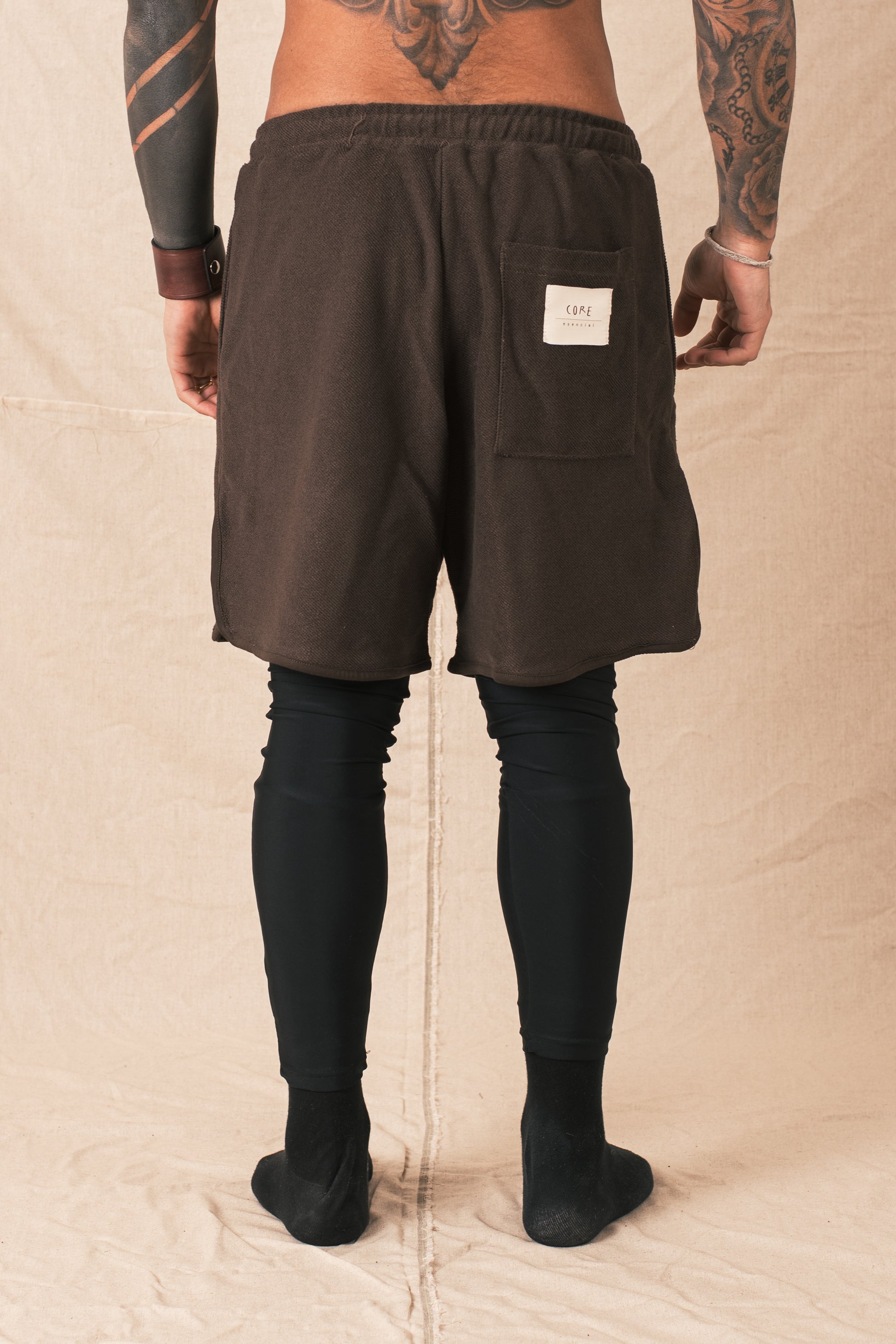 Bermuda in felpa Core Moro