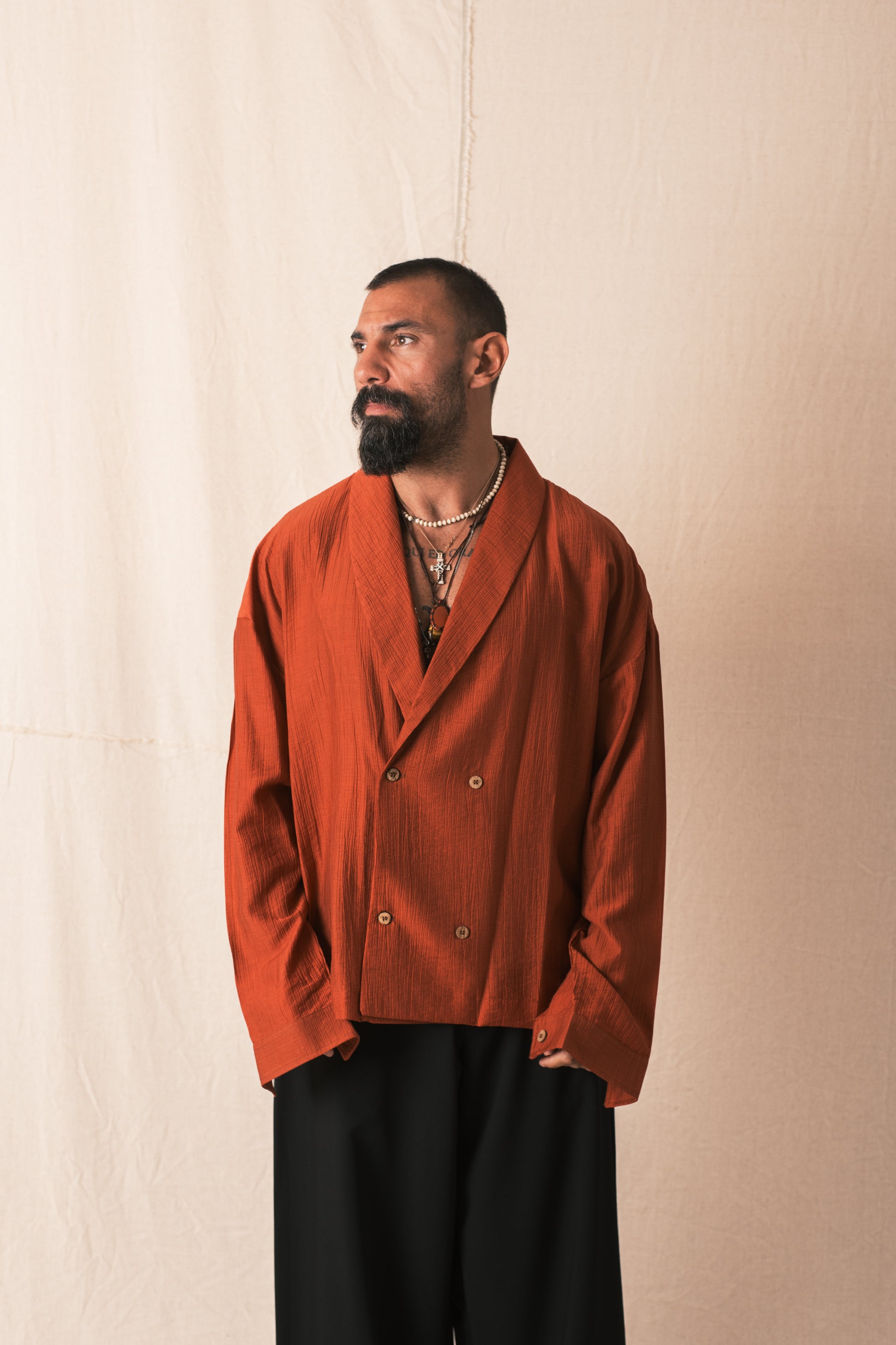 Camicia DoppioPetto Terra