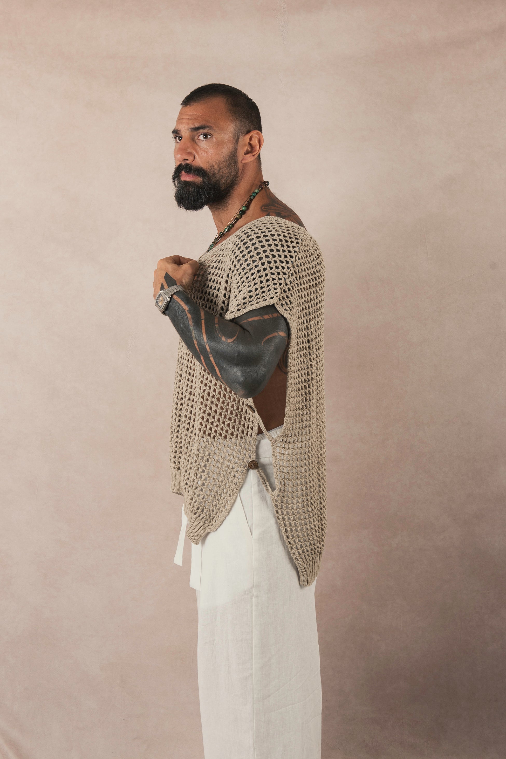 Smanicato In Maglia Open Corda