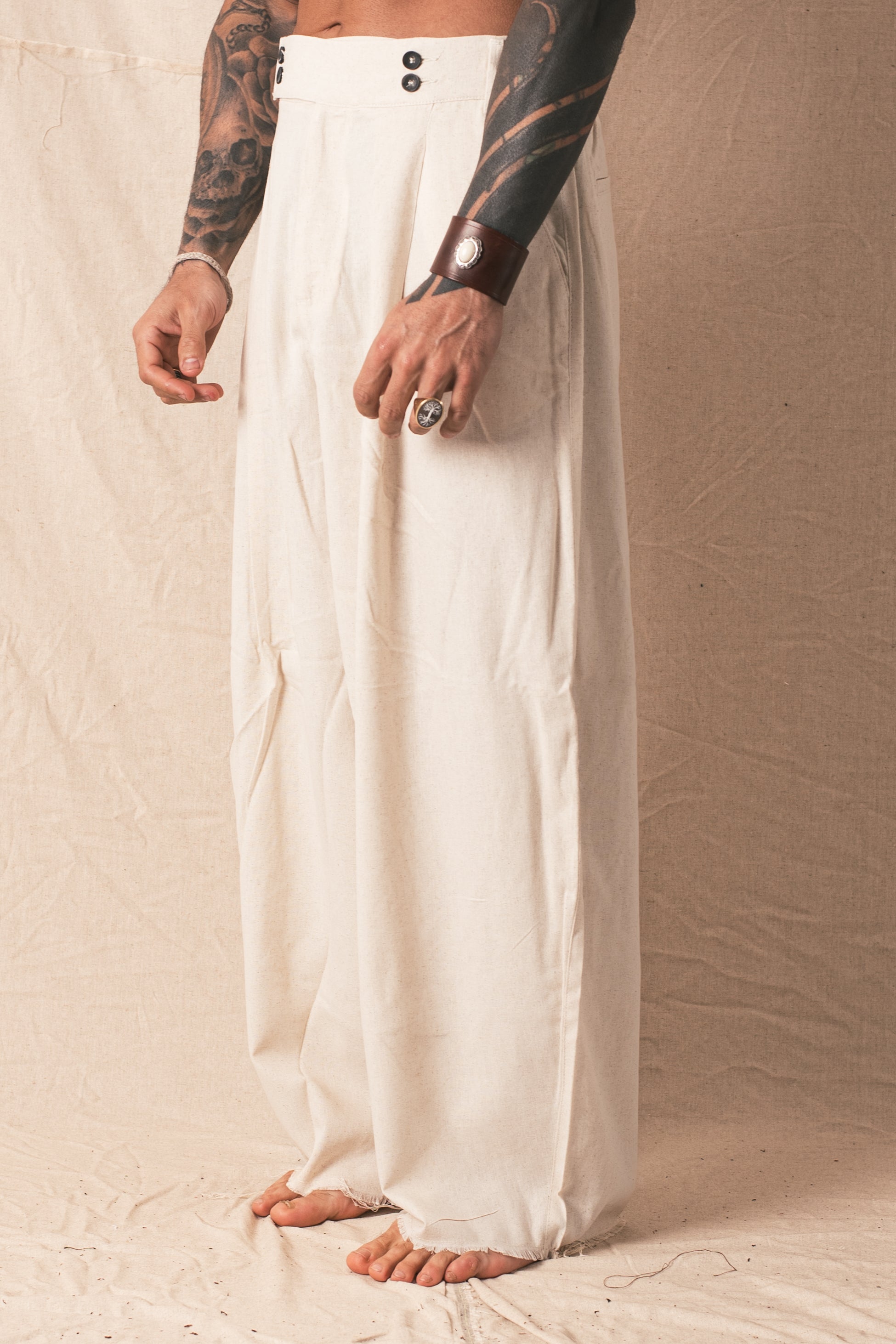 Pantalone Zuma In Lino Naturale