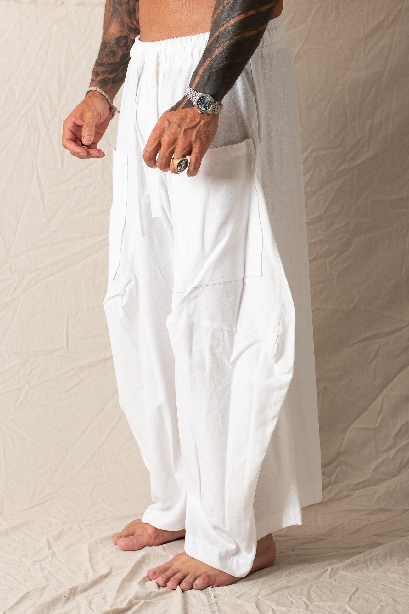 White Linen Cargo