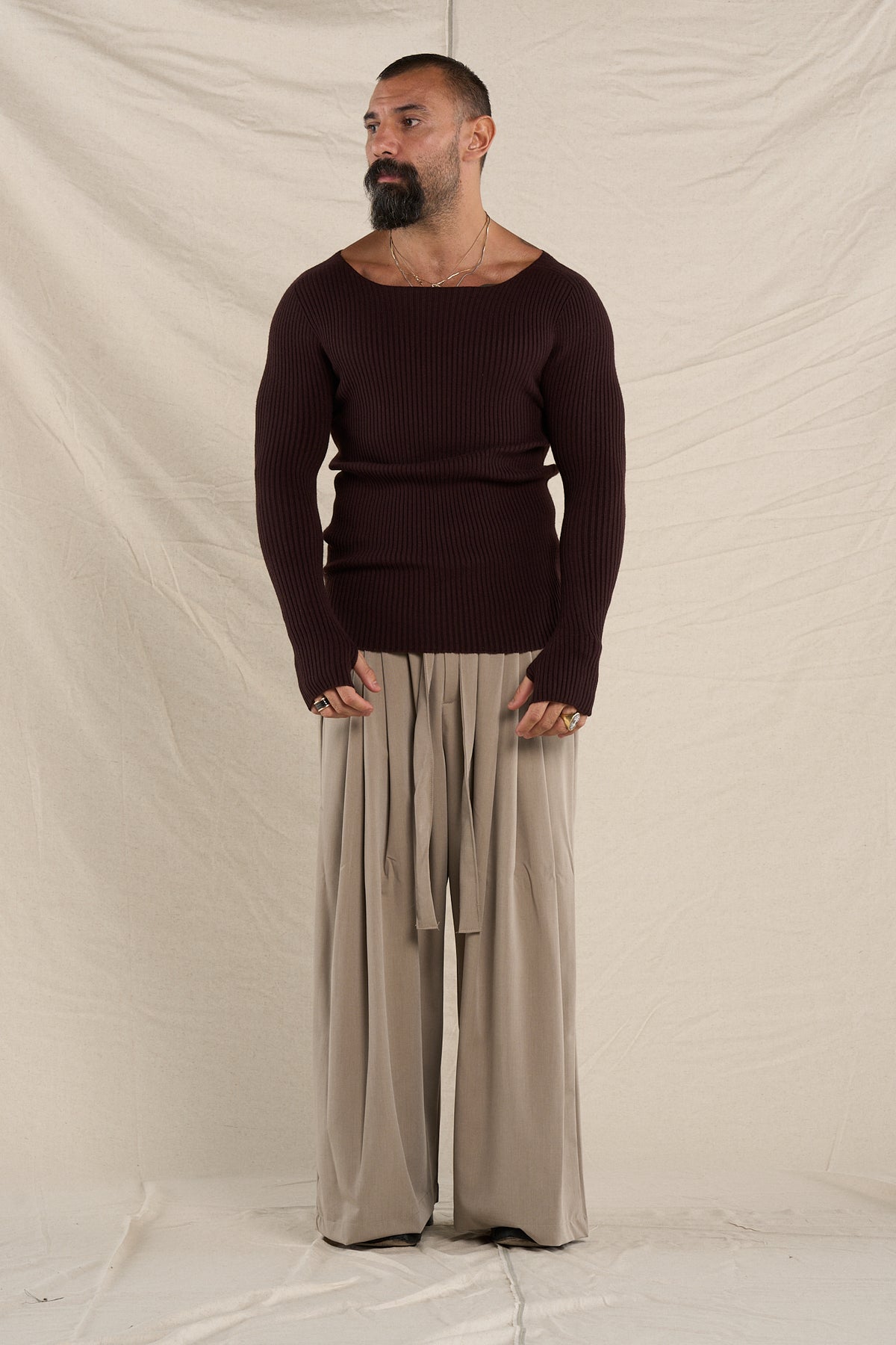 Maglione In Costa Moro