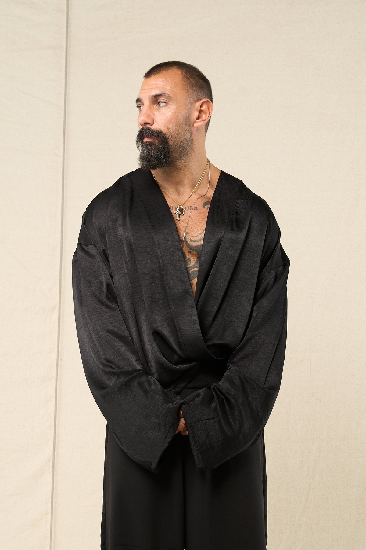Kimono Incrocio Nero