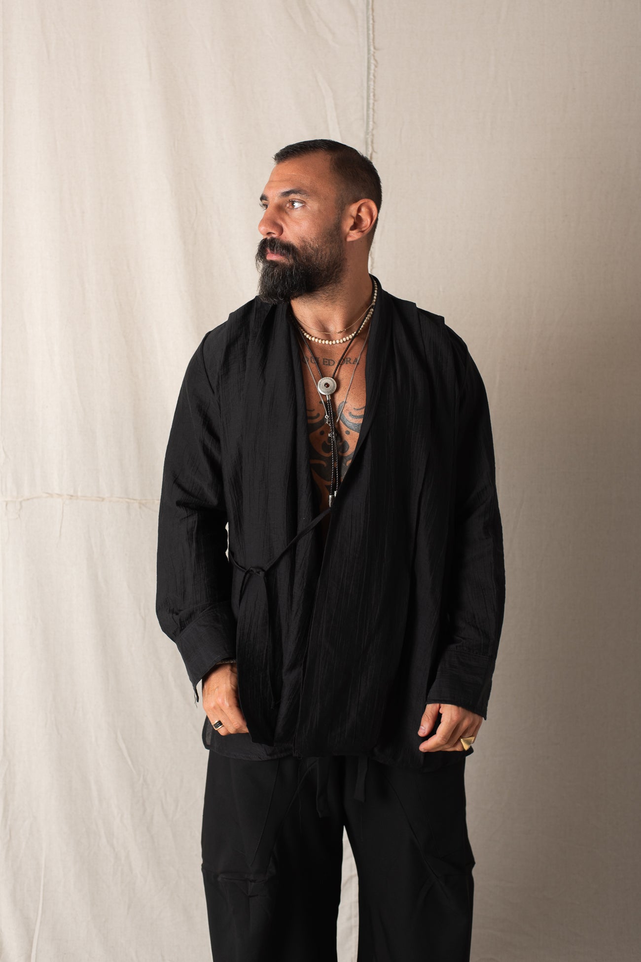 Camicia Nobu Nero