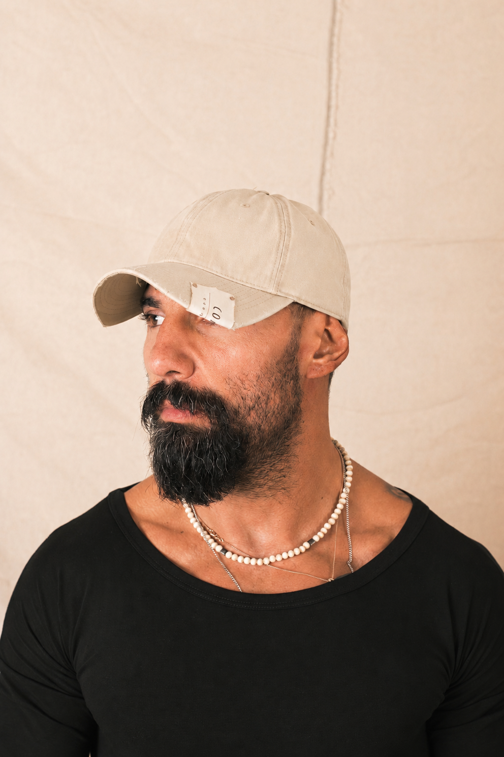Cappello delave Tulum crema