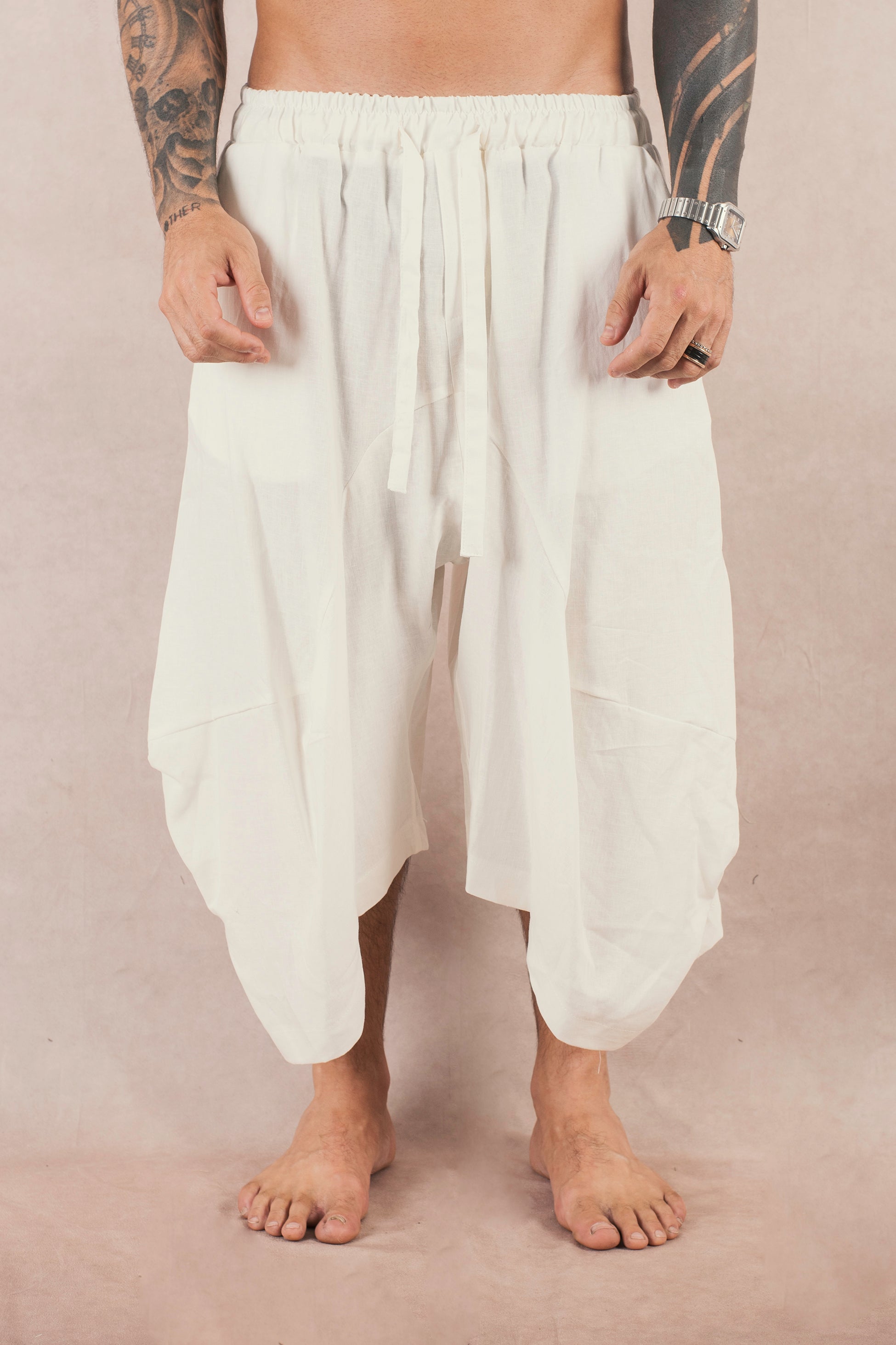 Short In Lino Bianco