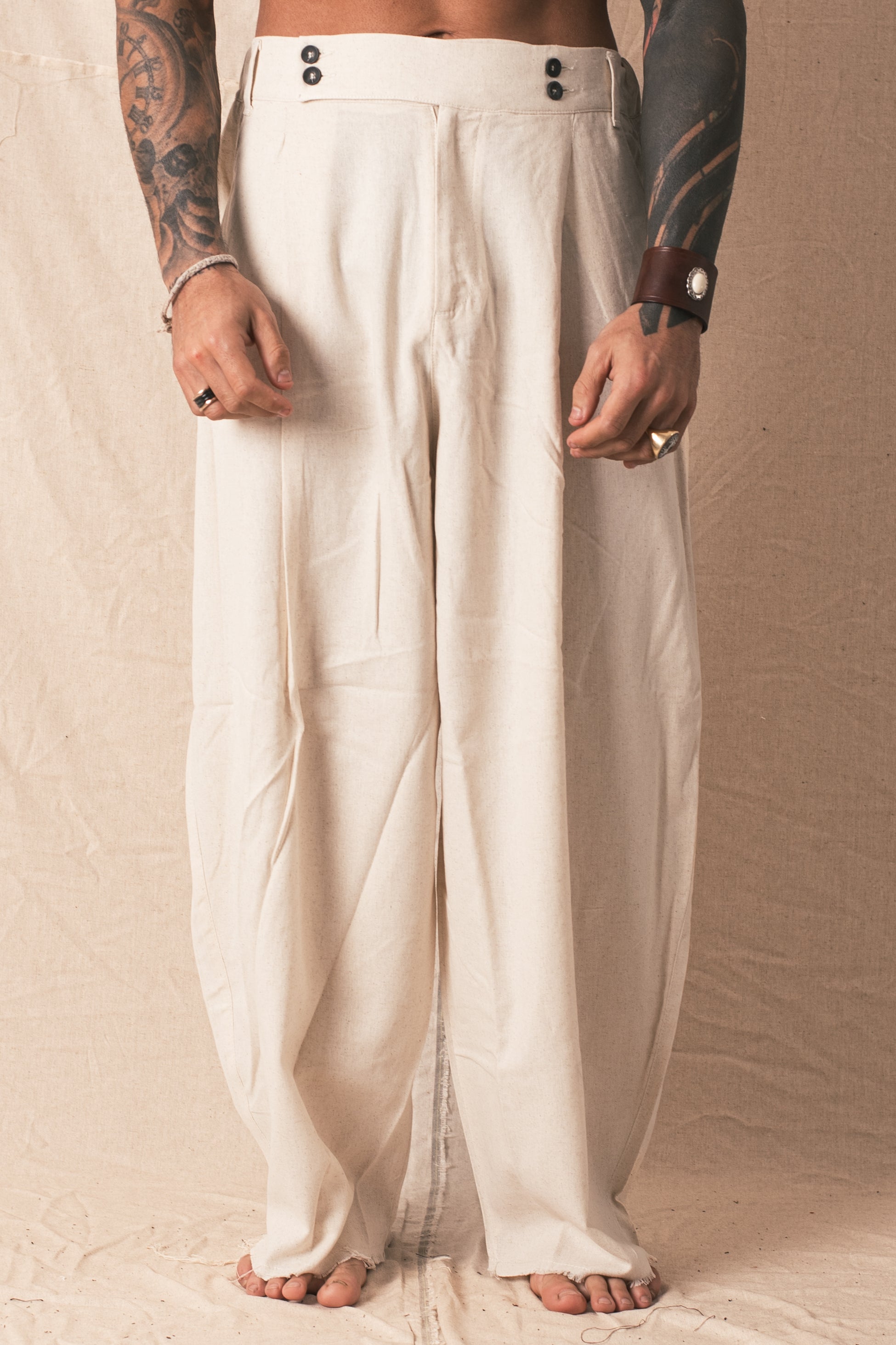 Pantalone Zuma In Lino Naturale