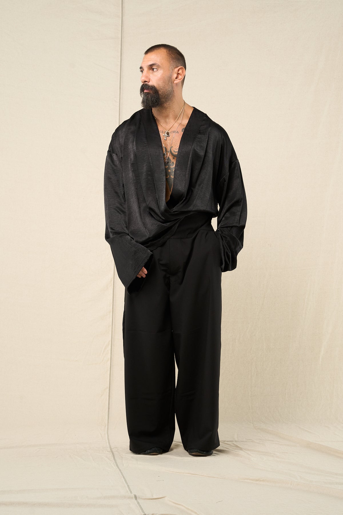 Kimono Incrocio Nero