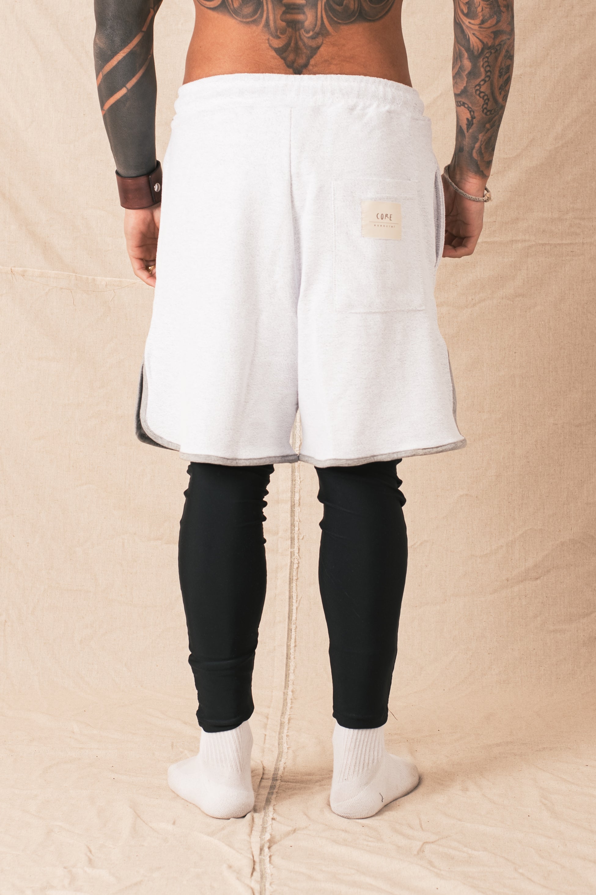 Bermuda in felpa Core Grigio