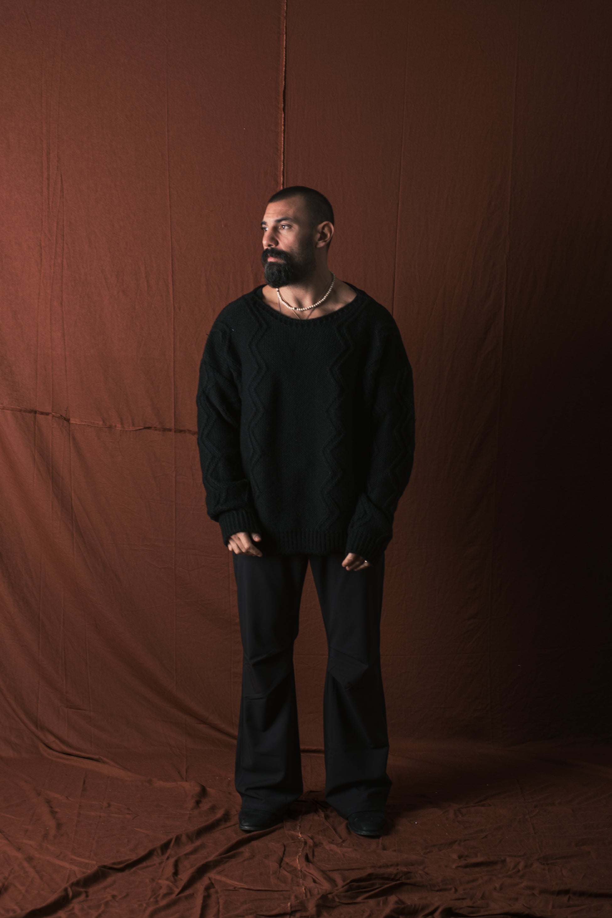 Girocollo Big Over Nero