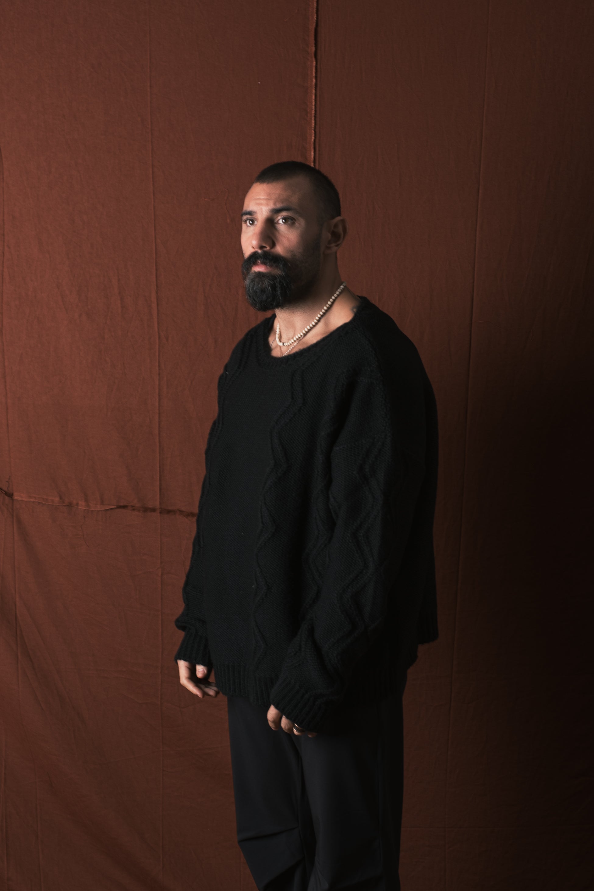 Girocollo Big Over Nero