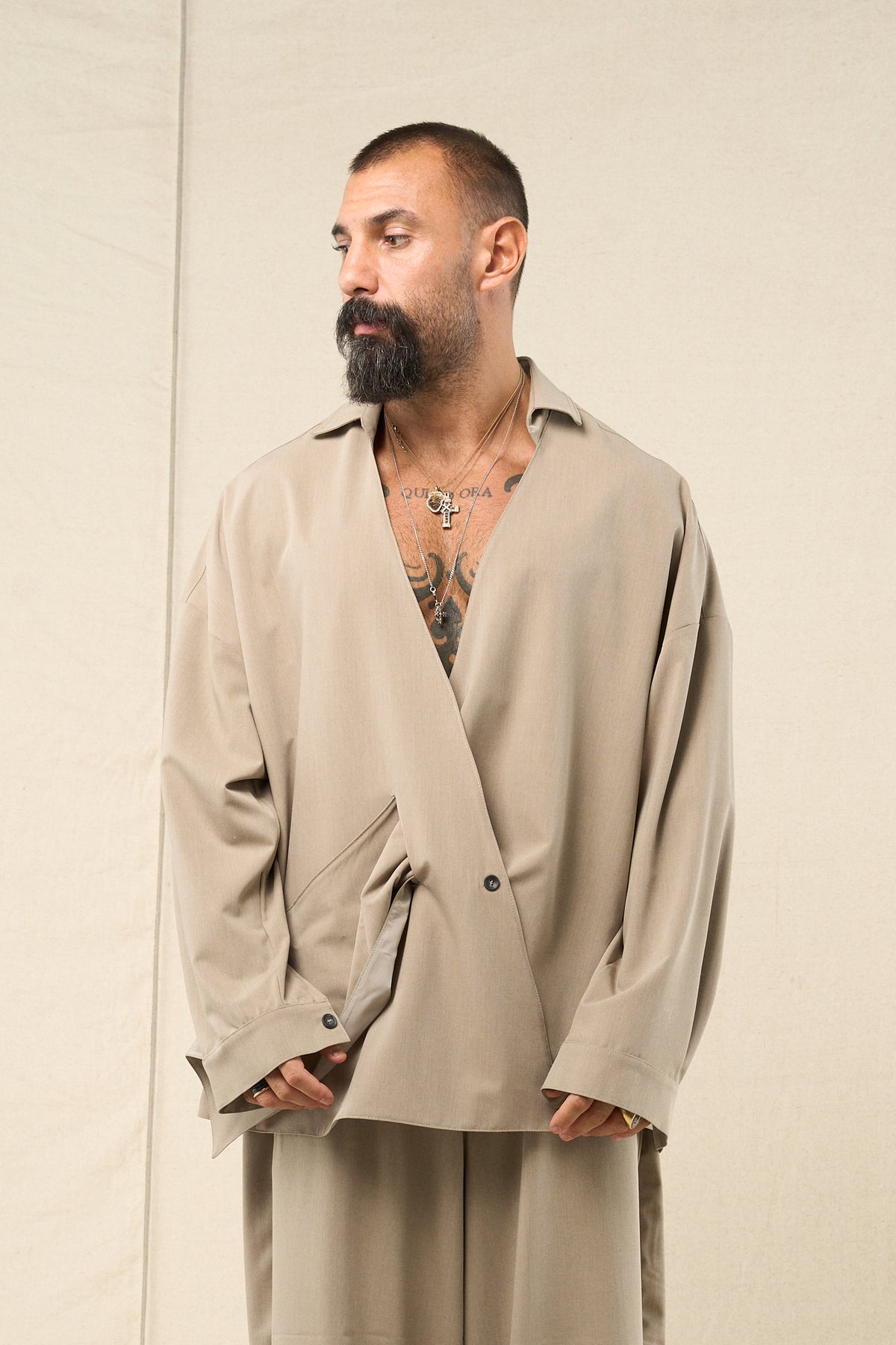 Blazer Incrocio Greige