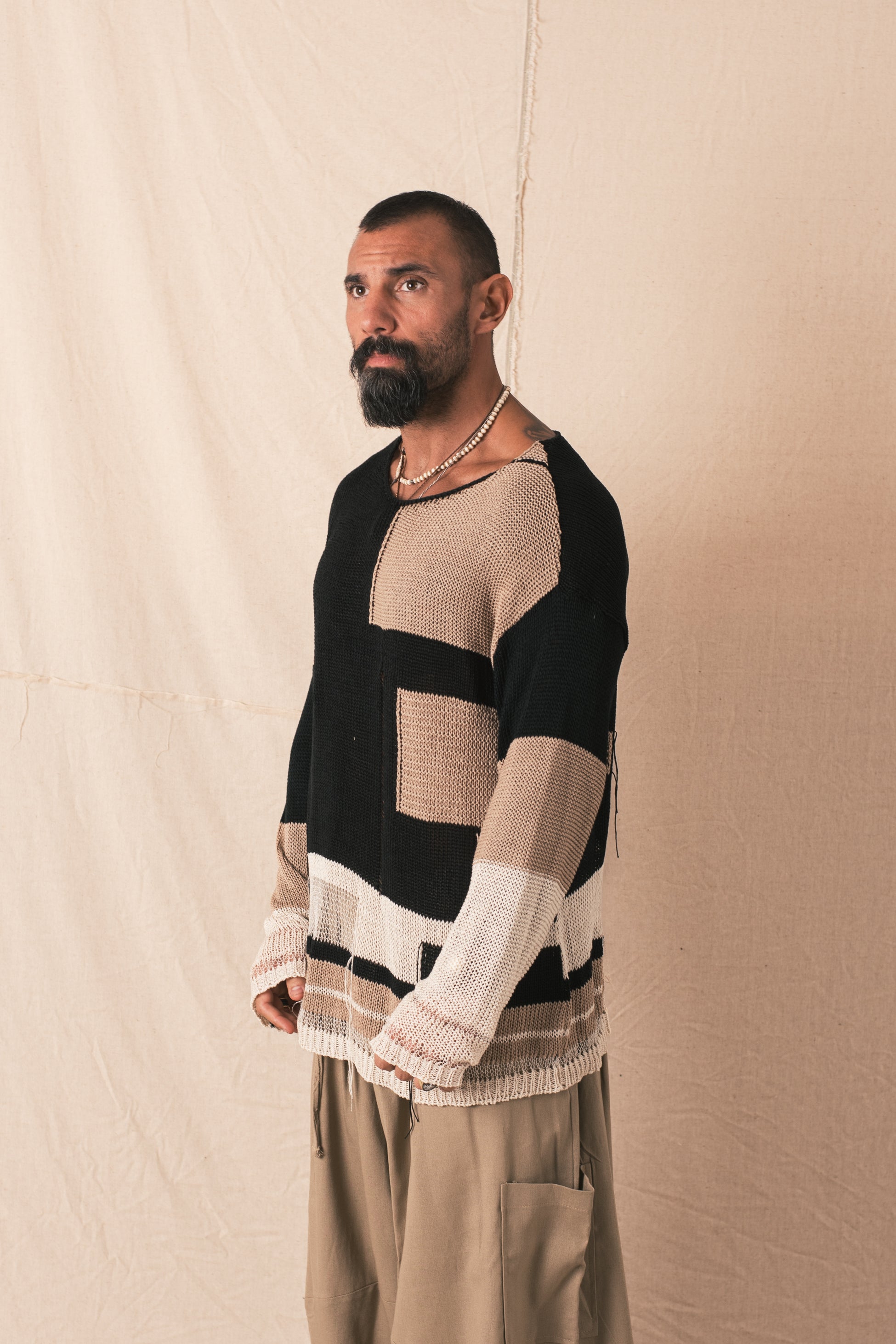 Maglia Sanctuary Nero/Corda