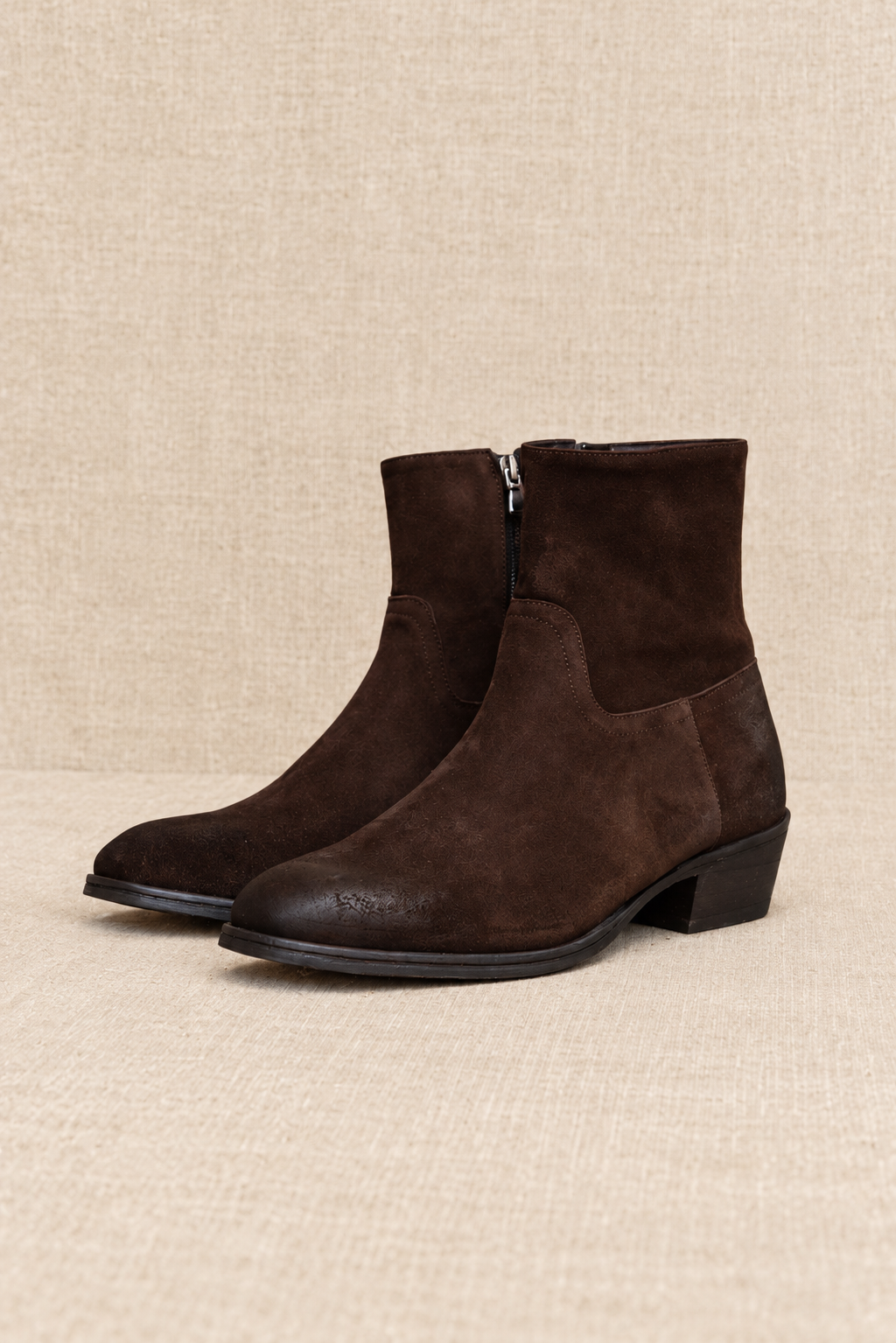 Dark Brown Zip Boot