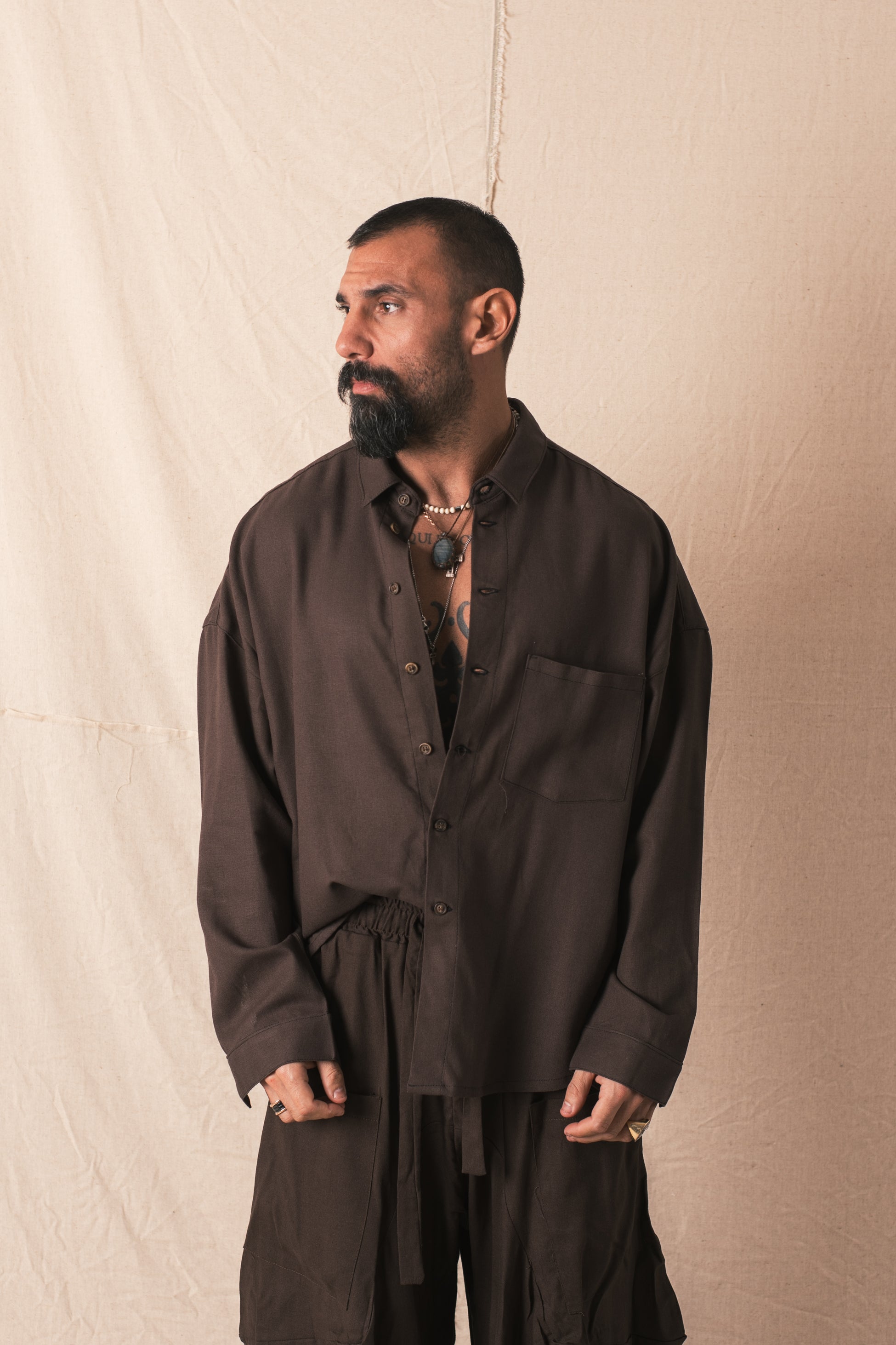 Camicia Bottoni 2.0 Moro