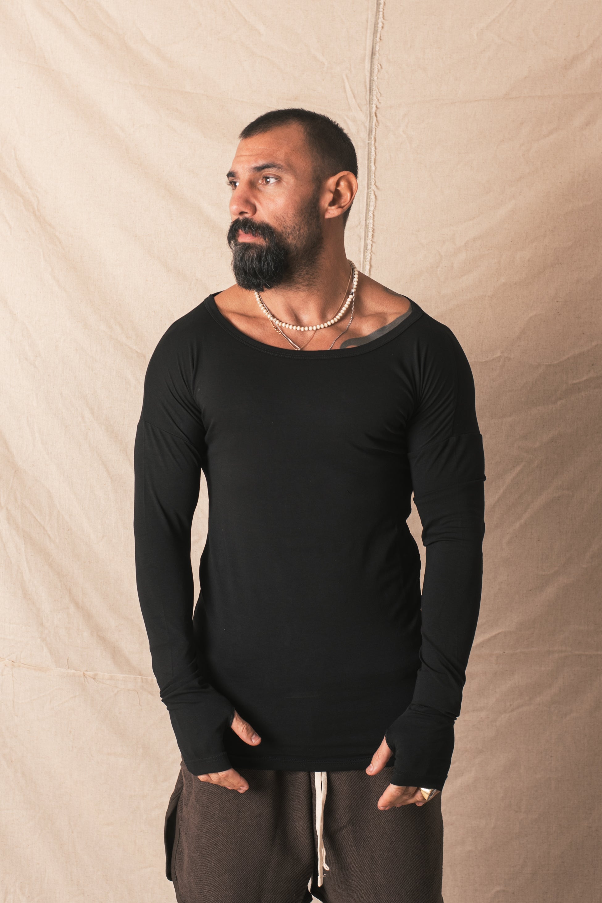 T-shirt Bielastico M/L Nero