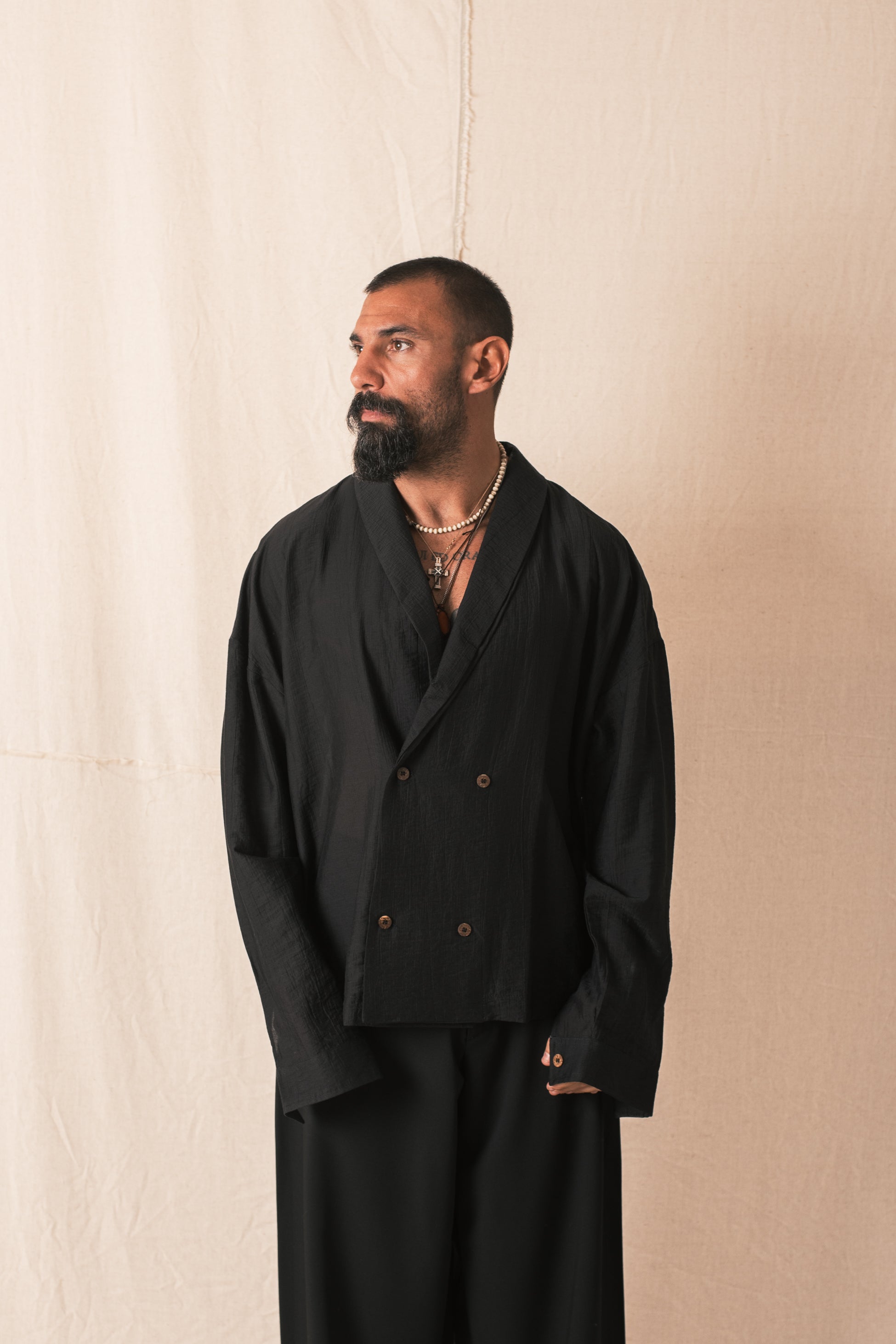 Camicia DoppioPetto Nero