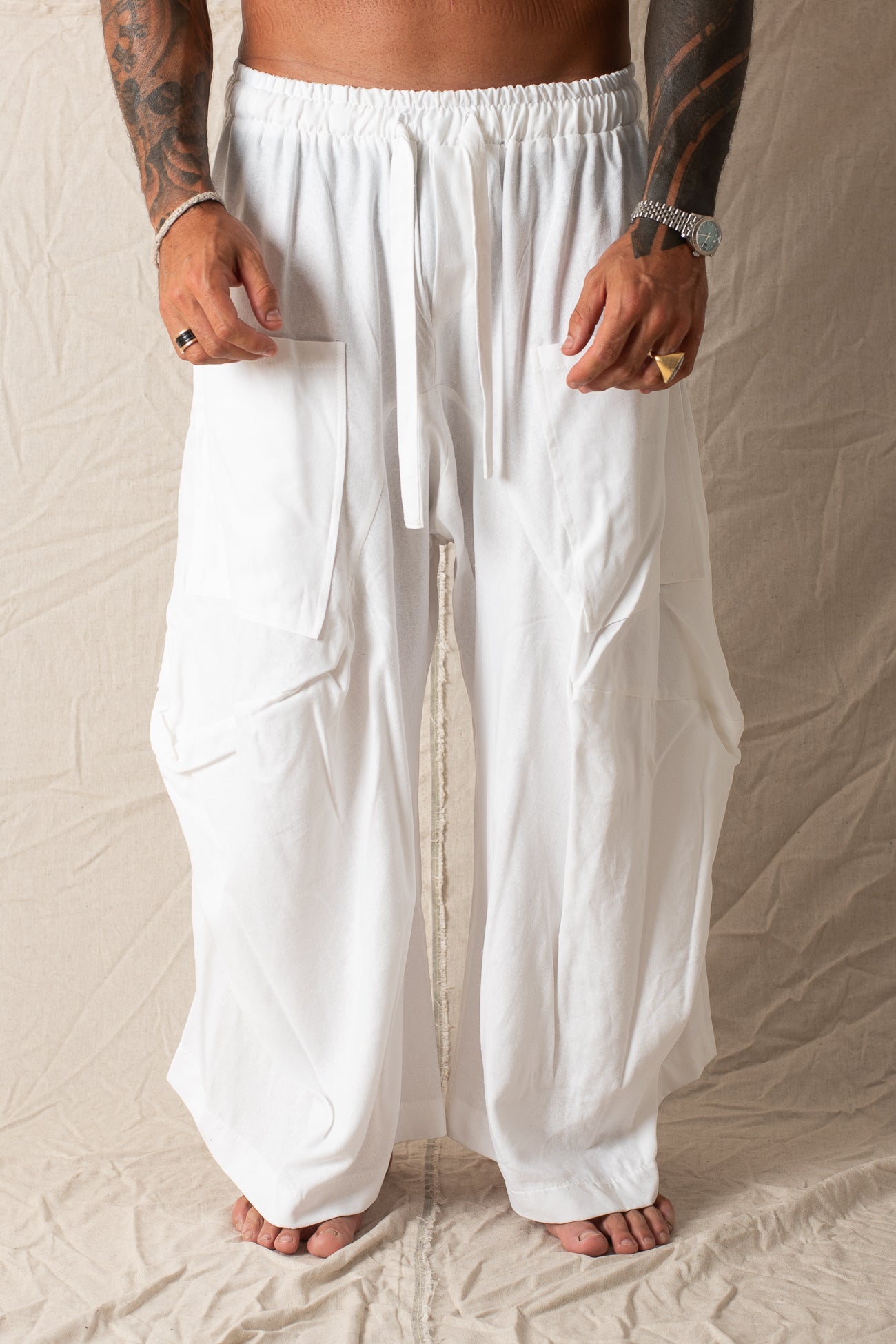 White Linen Cargo