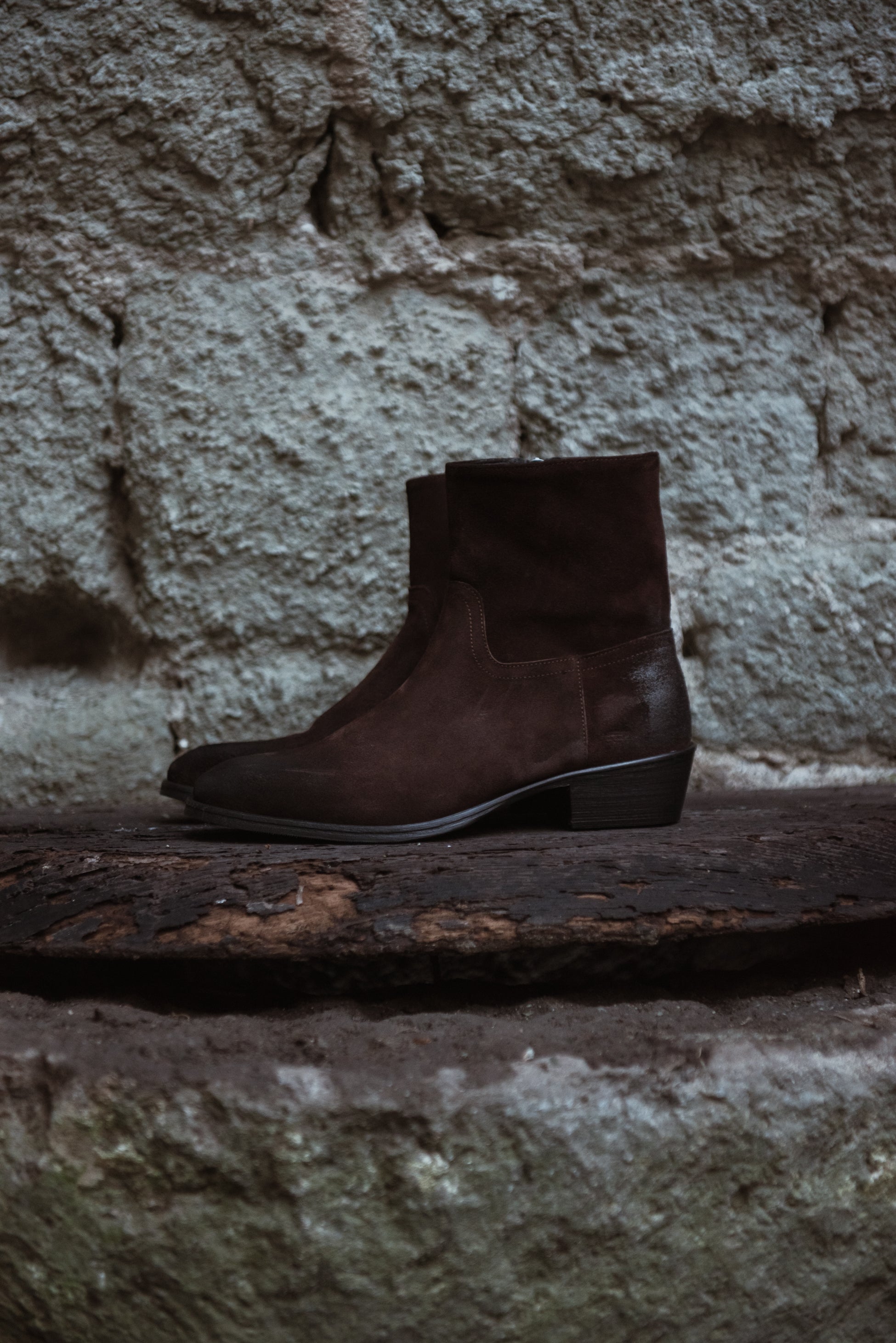 Stivale Con Zip Moro