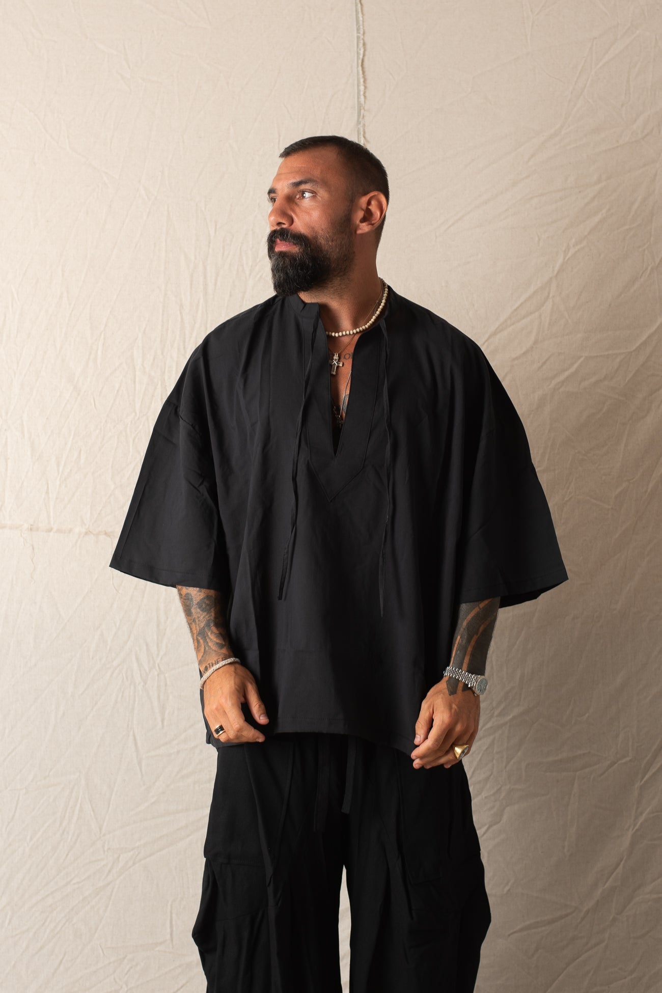 Casacca Over Nero