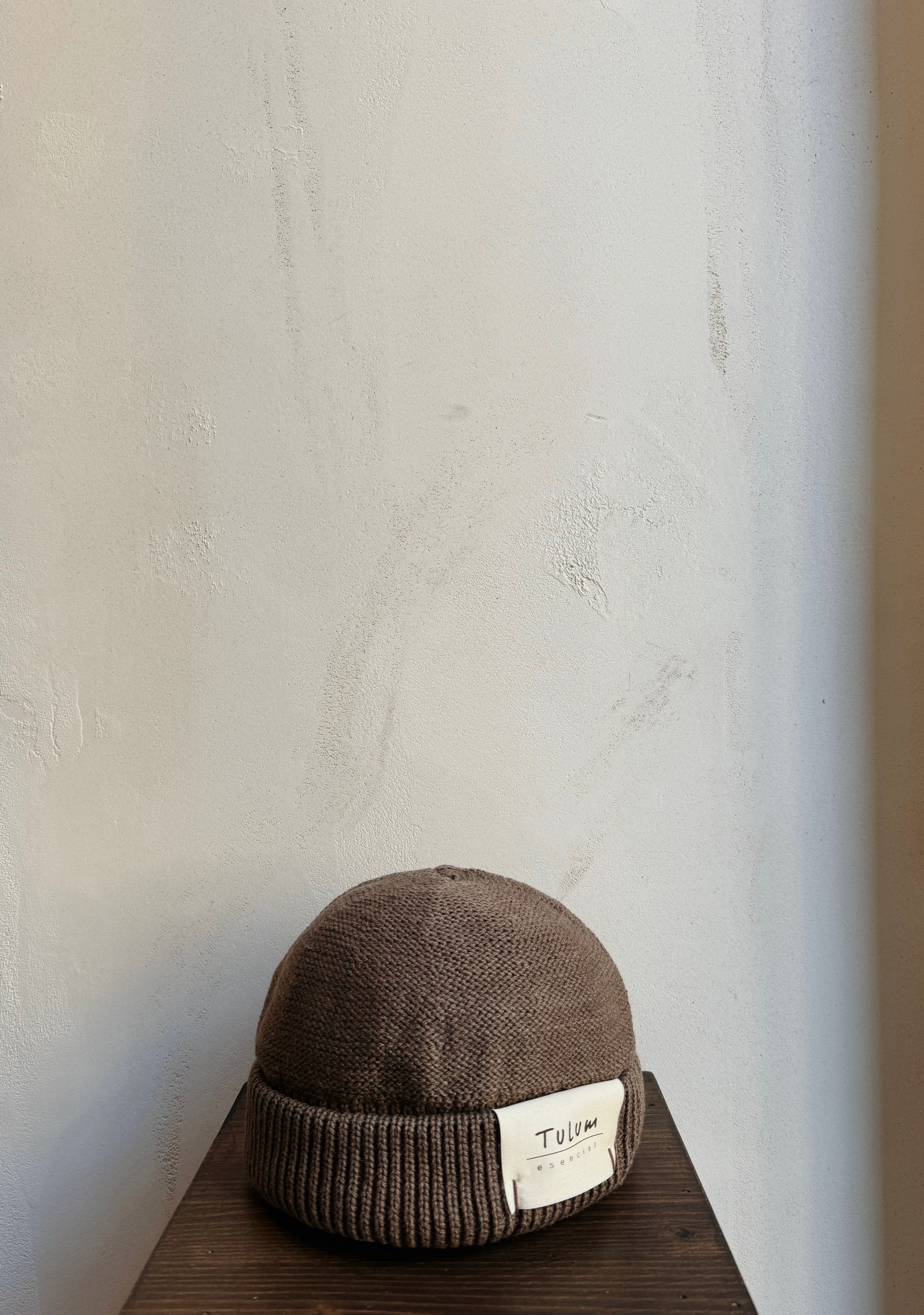 Cappello lana Taupe