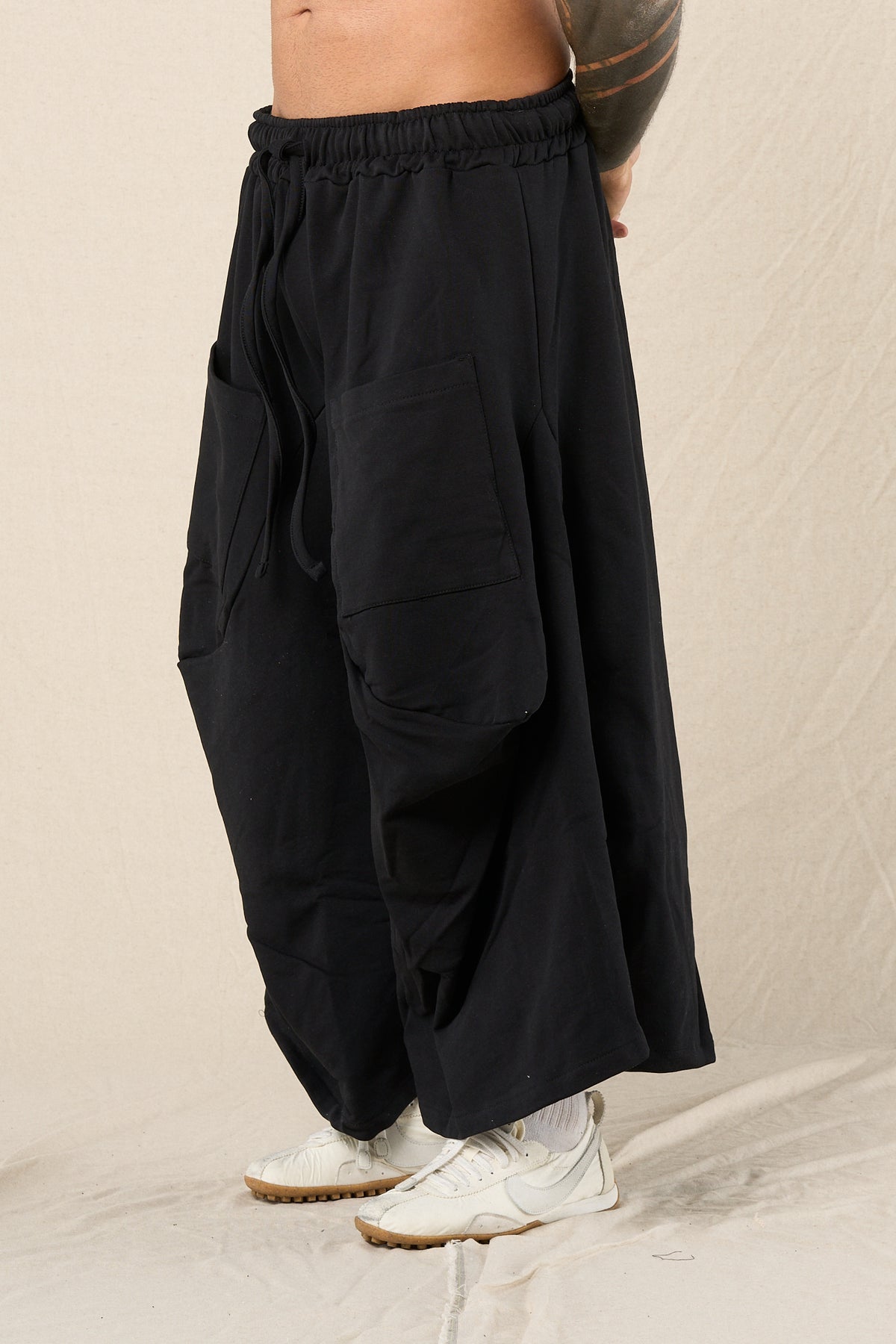 Cargo Core In Felpa Nero