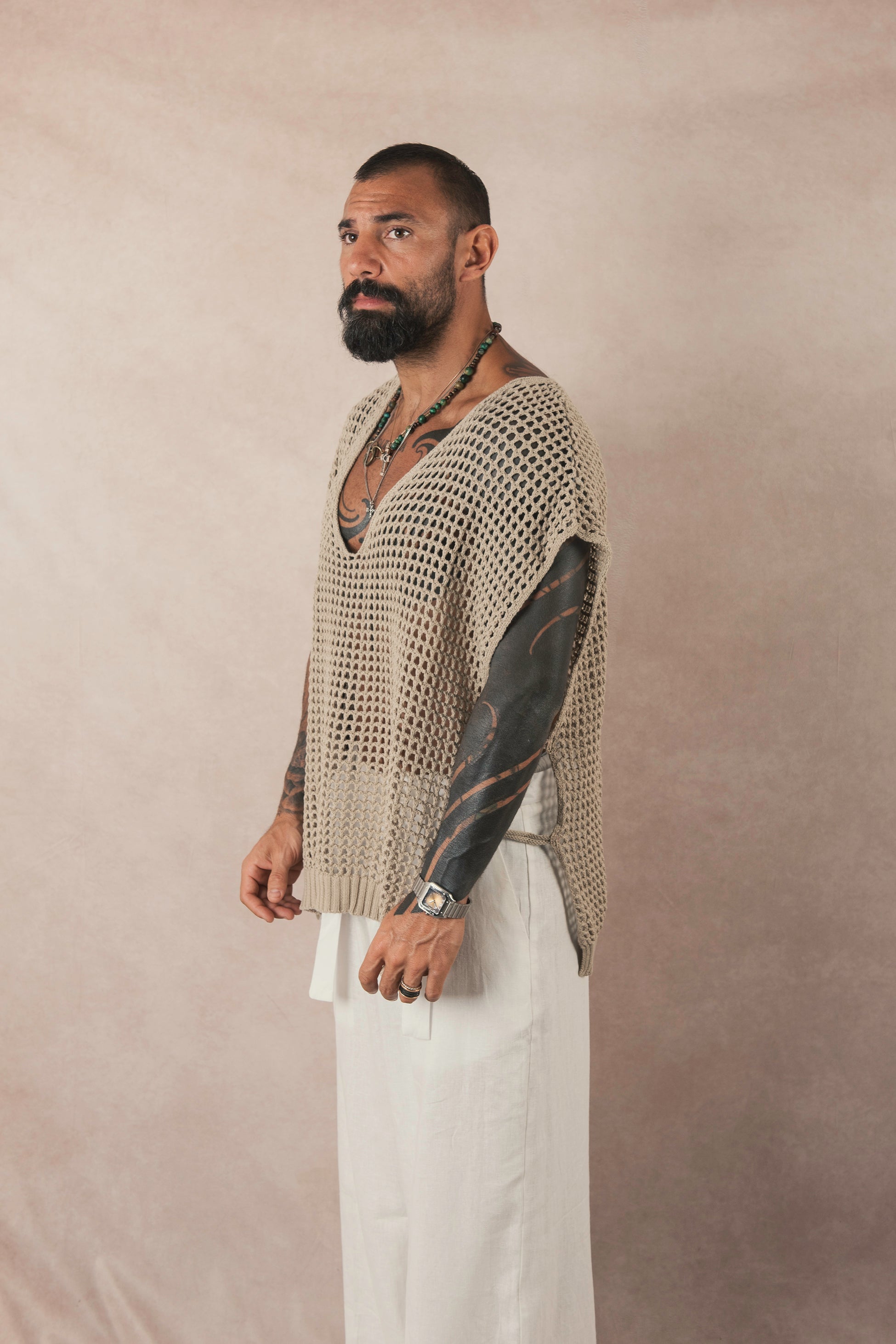 Smanicato In Maglia Open Corda