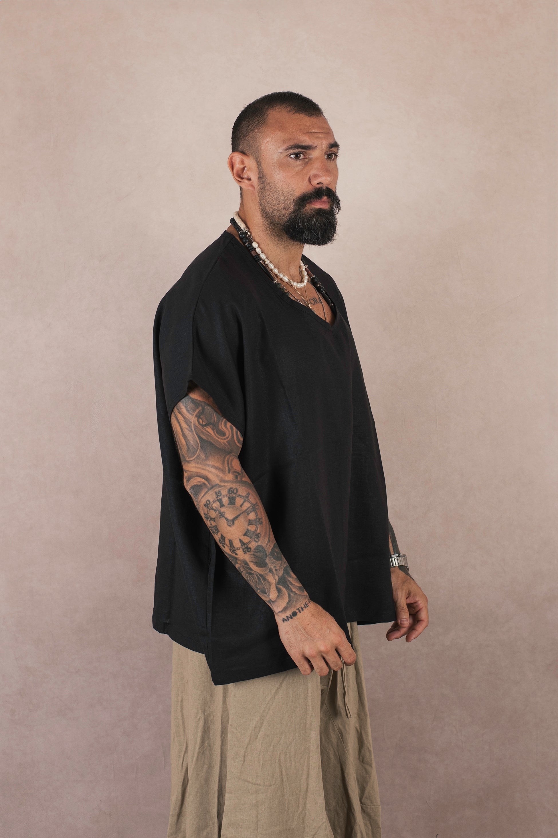Chamaco In Lino Nero