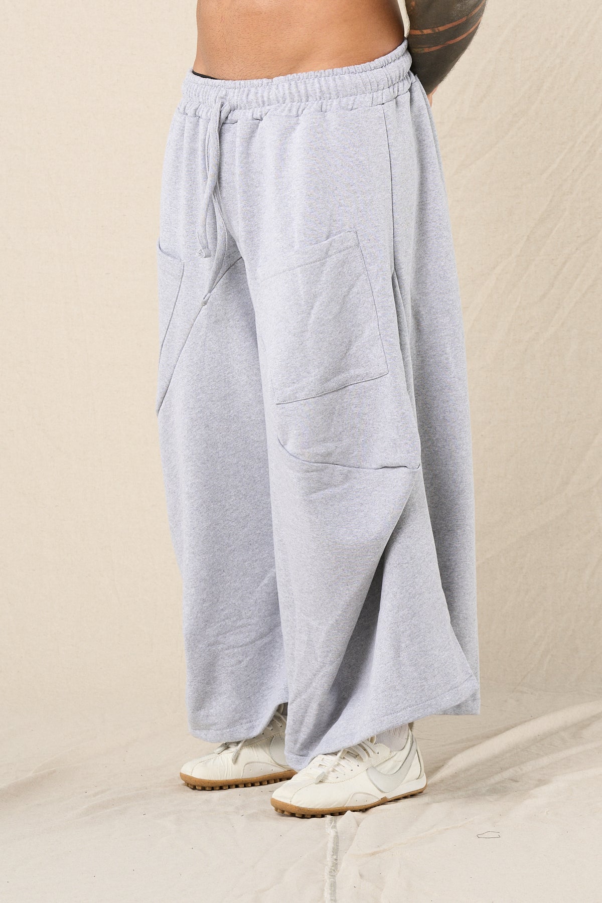 Cargo Core In Felpa Grigio