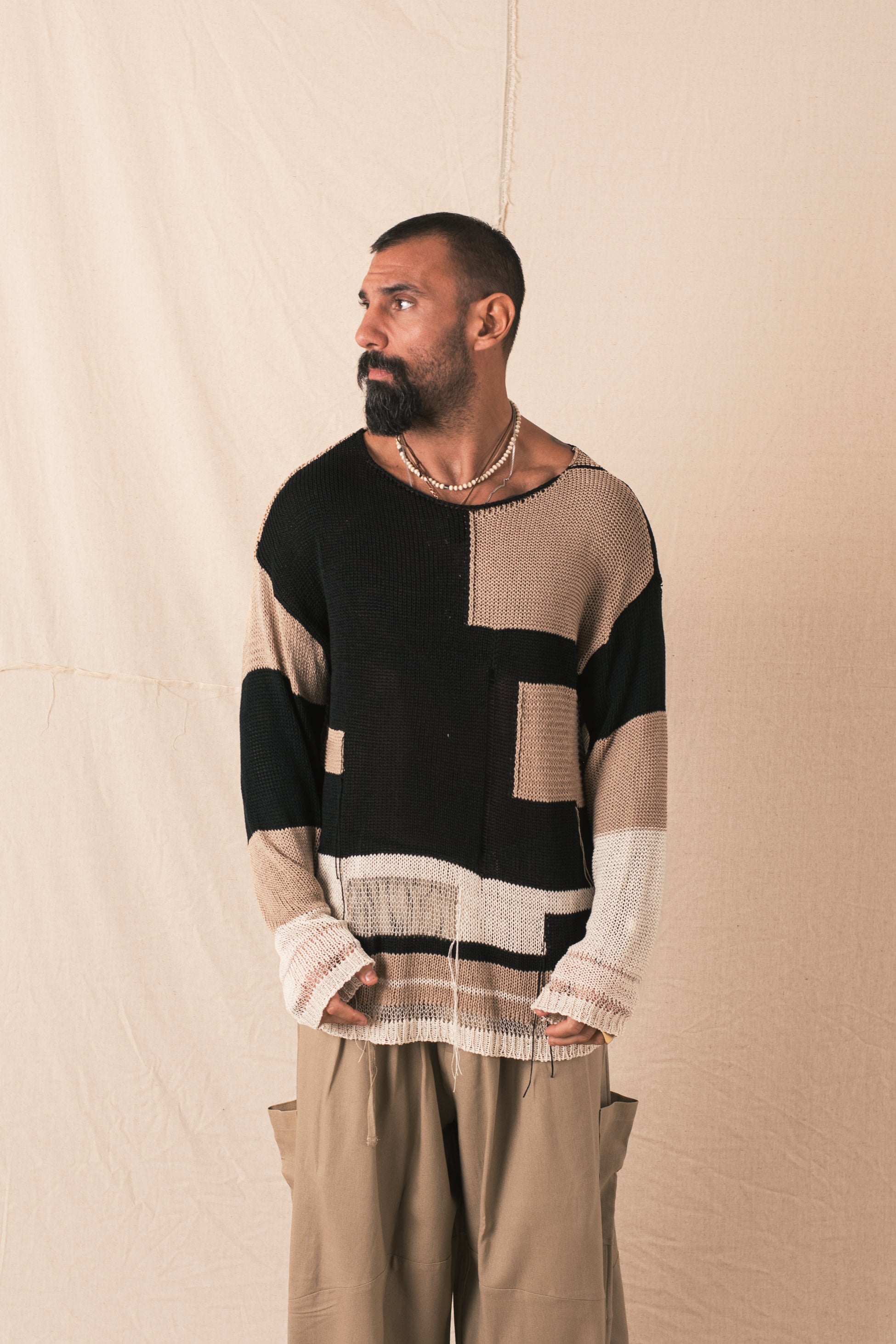 Maglia Sanctuary Nero/Corda