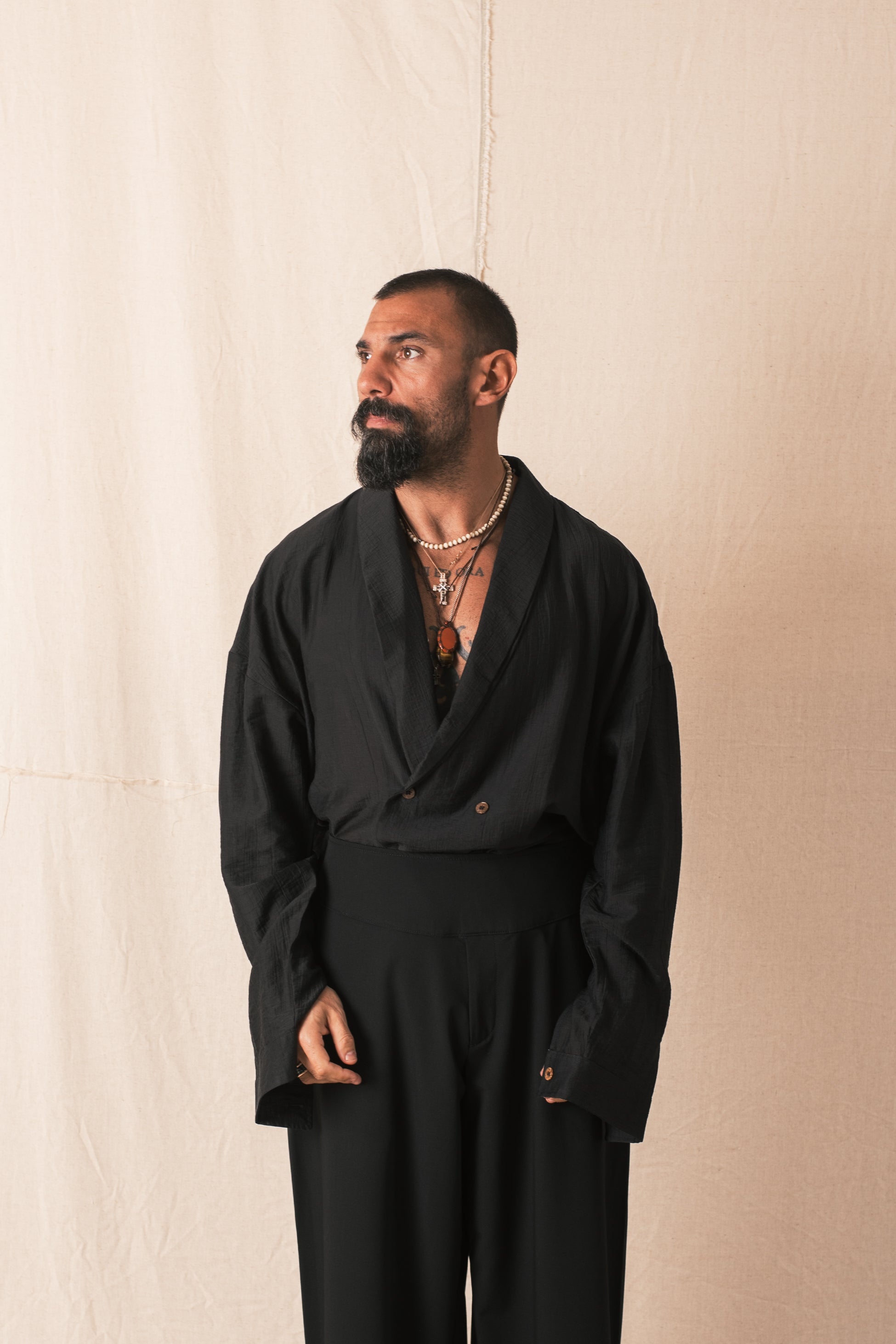 Camicia DoppioPetto Nero