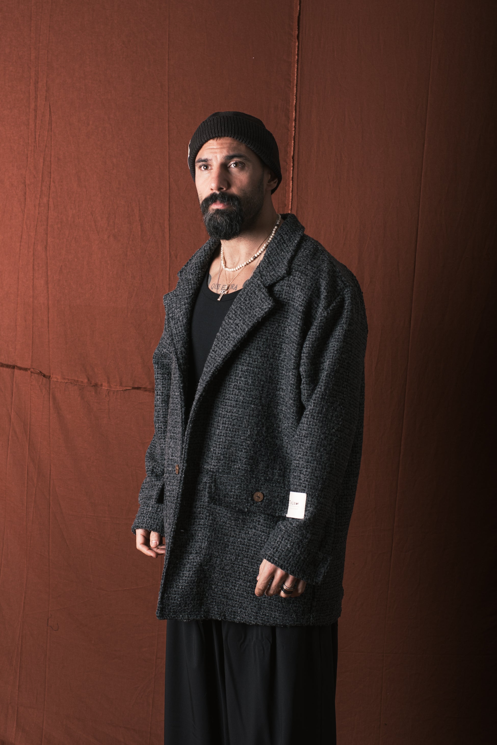 Giaccone Clochard Grigio