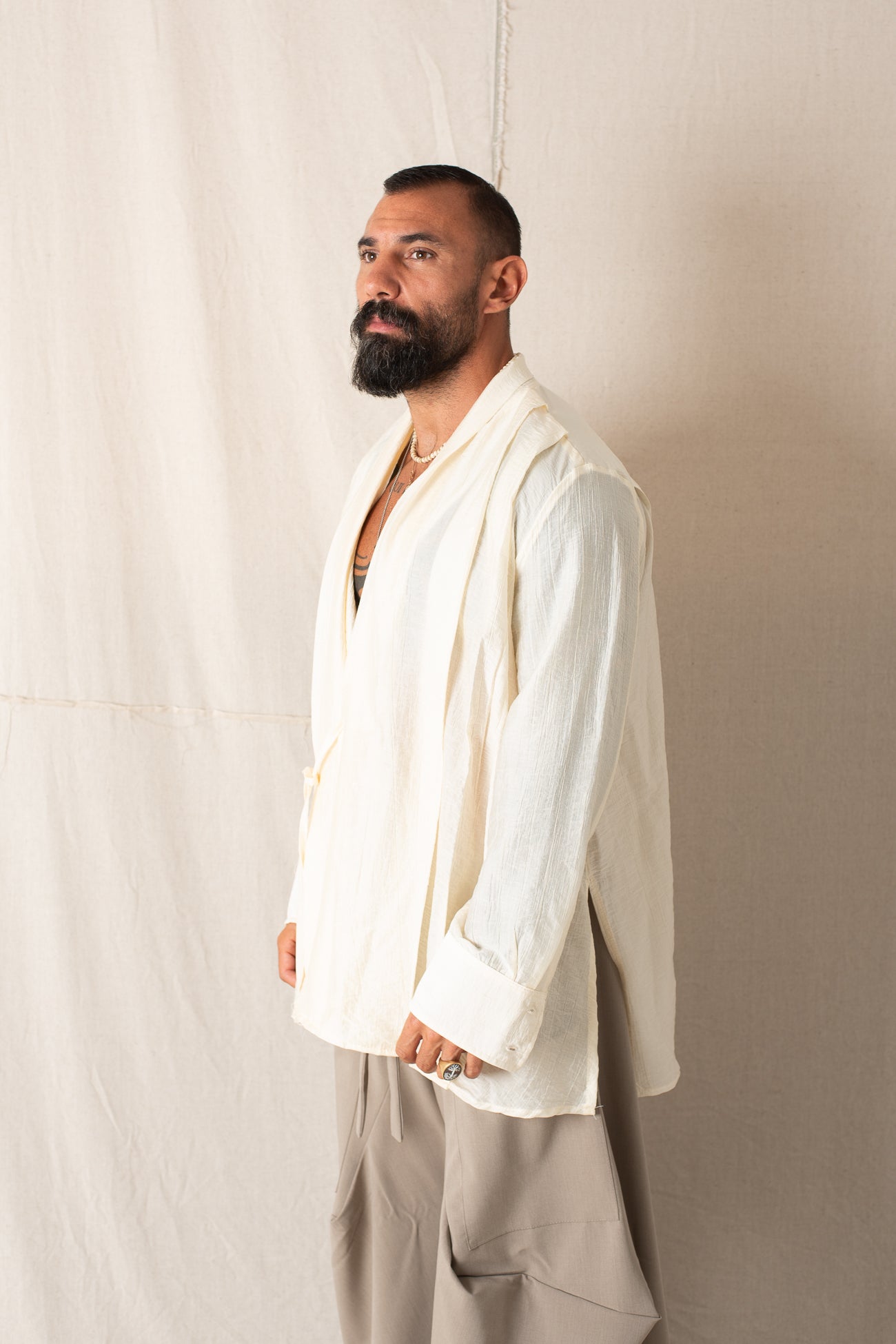Camicia Nobu Crema
