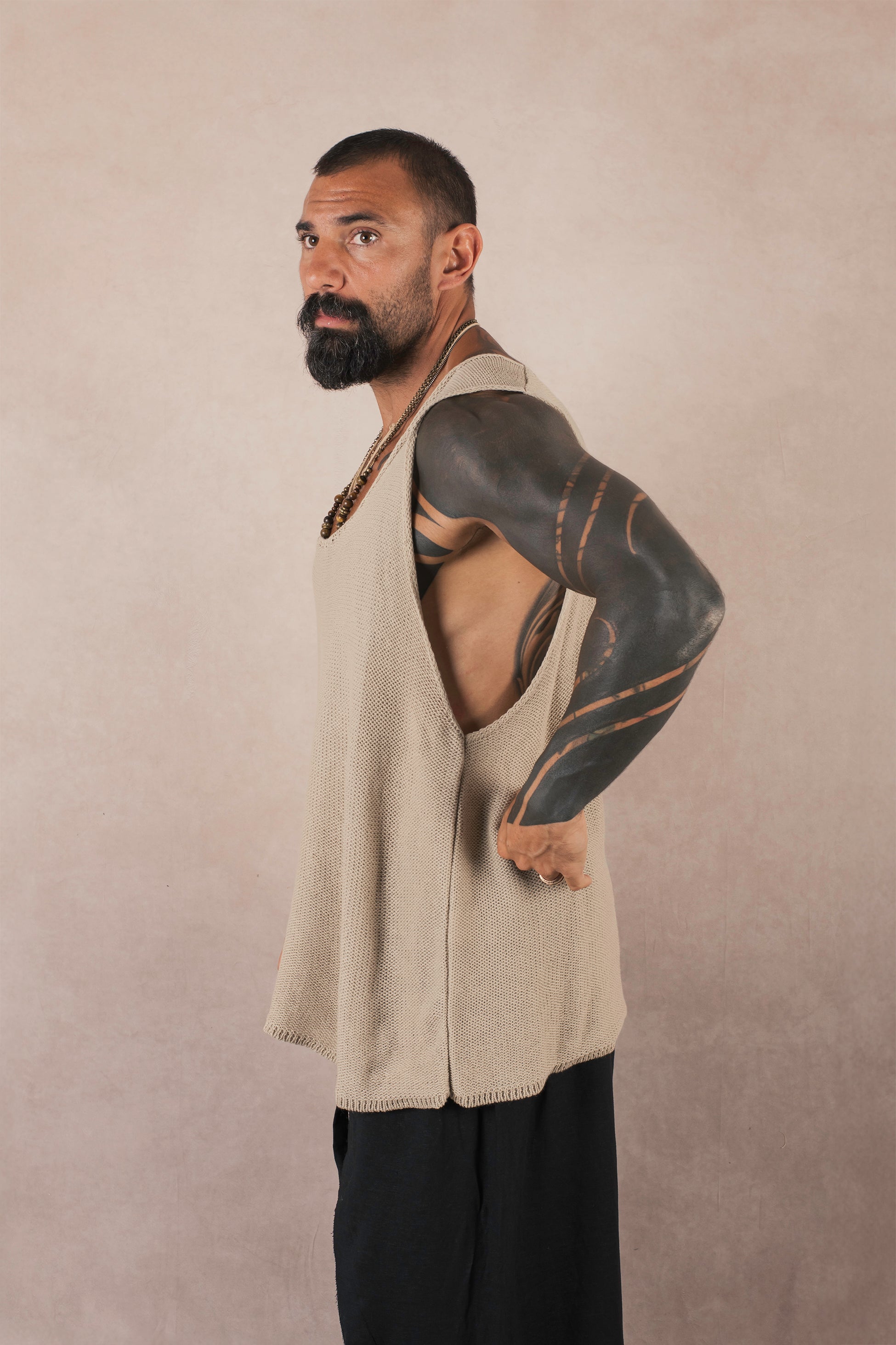 Canotta In Maglia Corda0