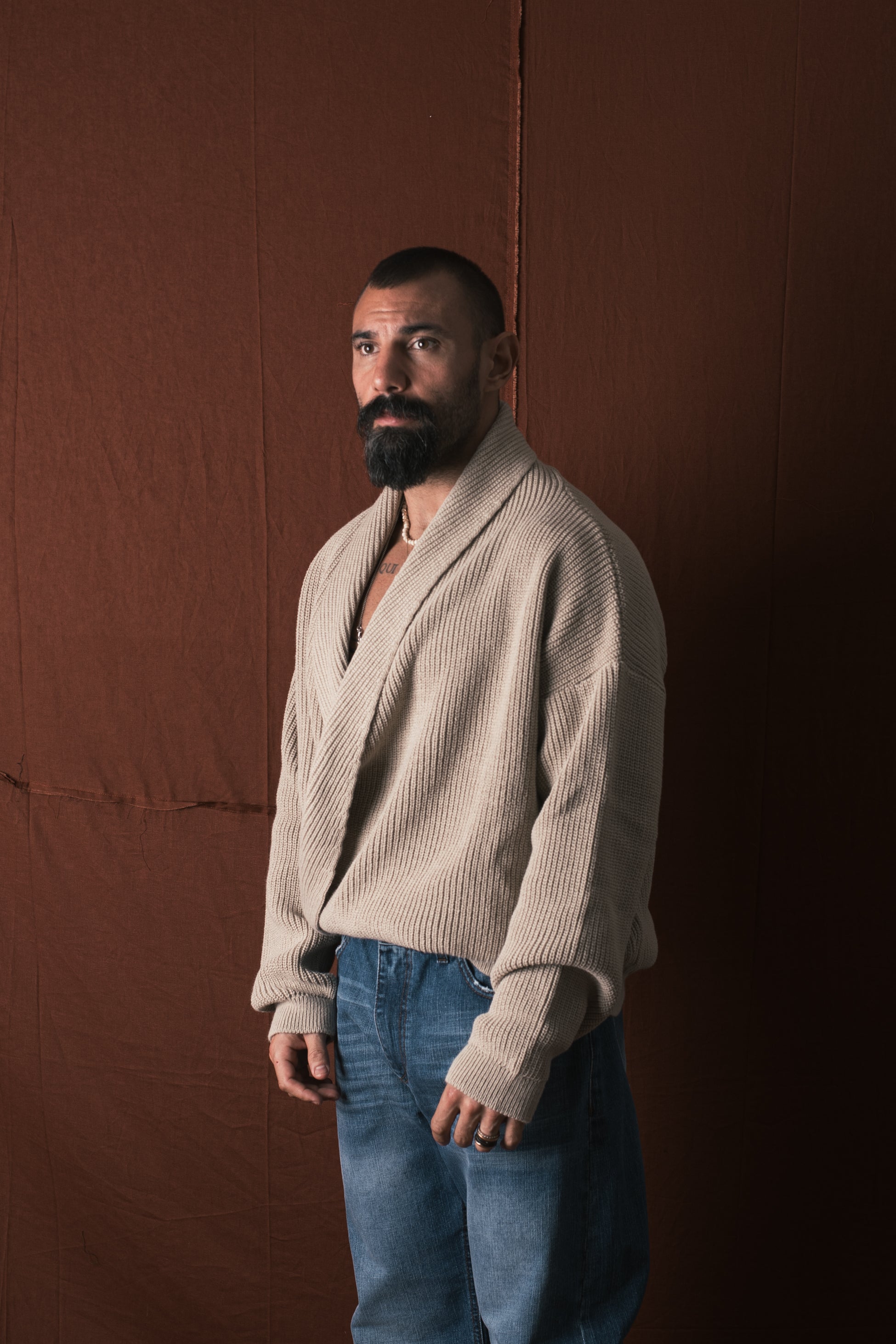 Maglione Incrocio Corda