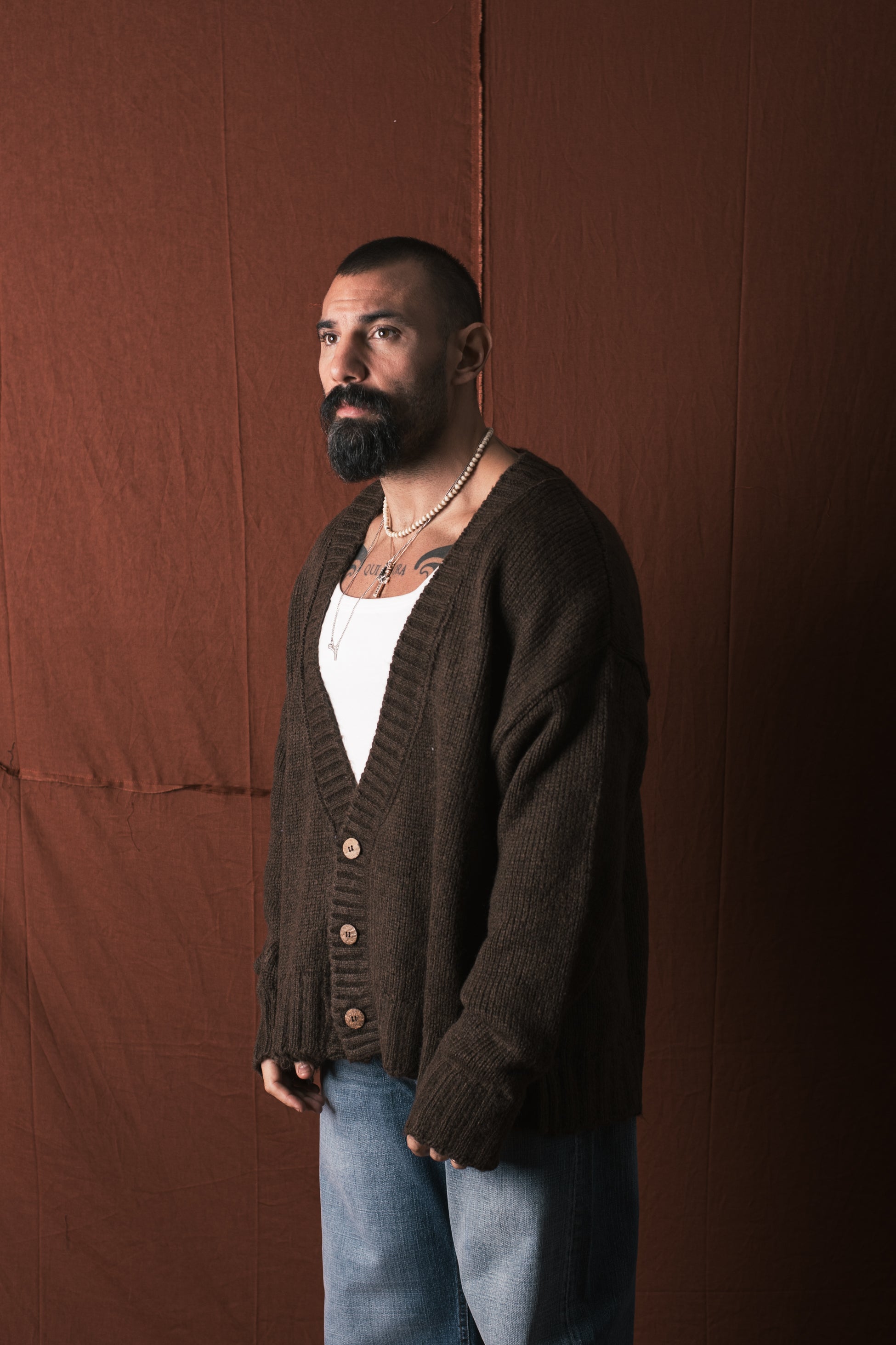 Cardigan Big Over Moro