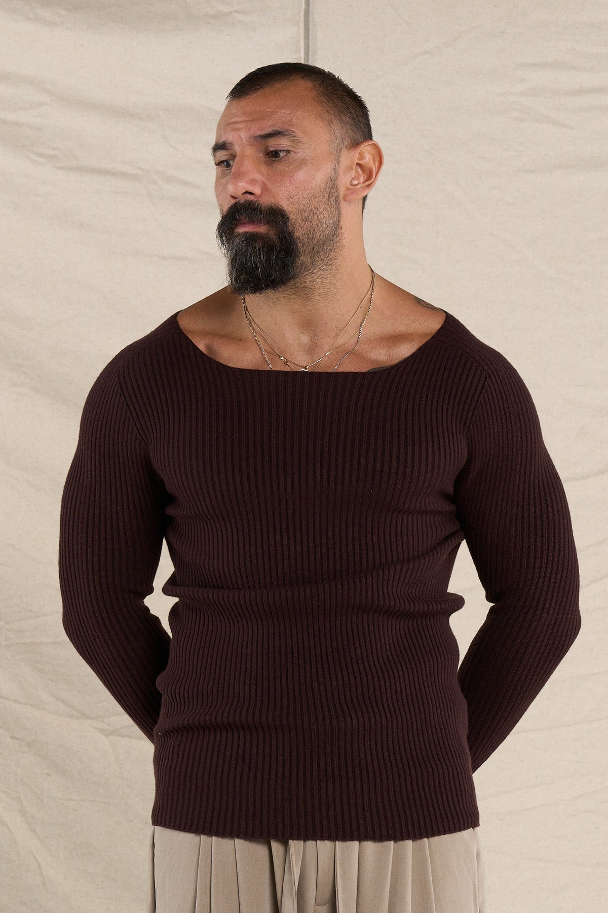 Maglione In Costa Moro