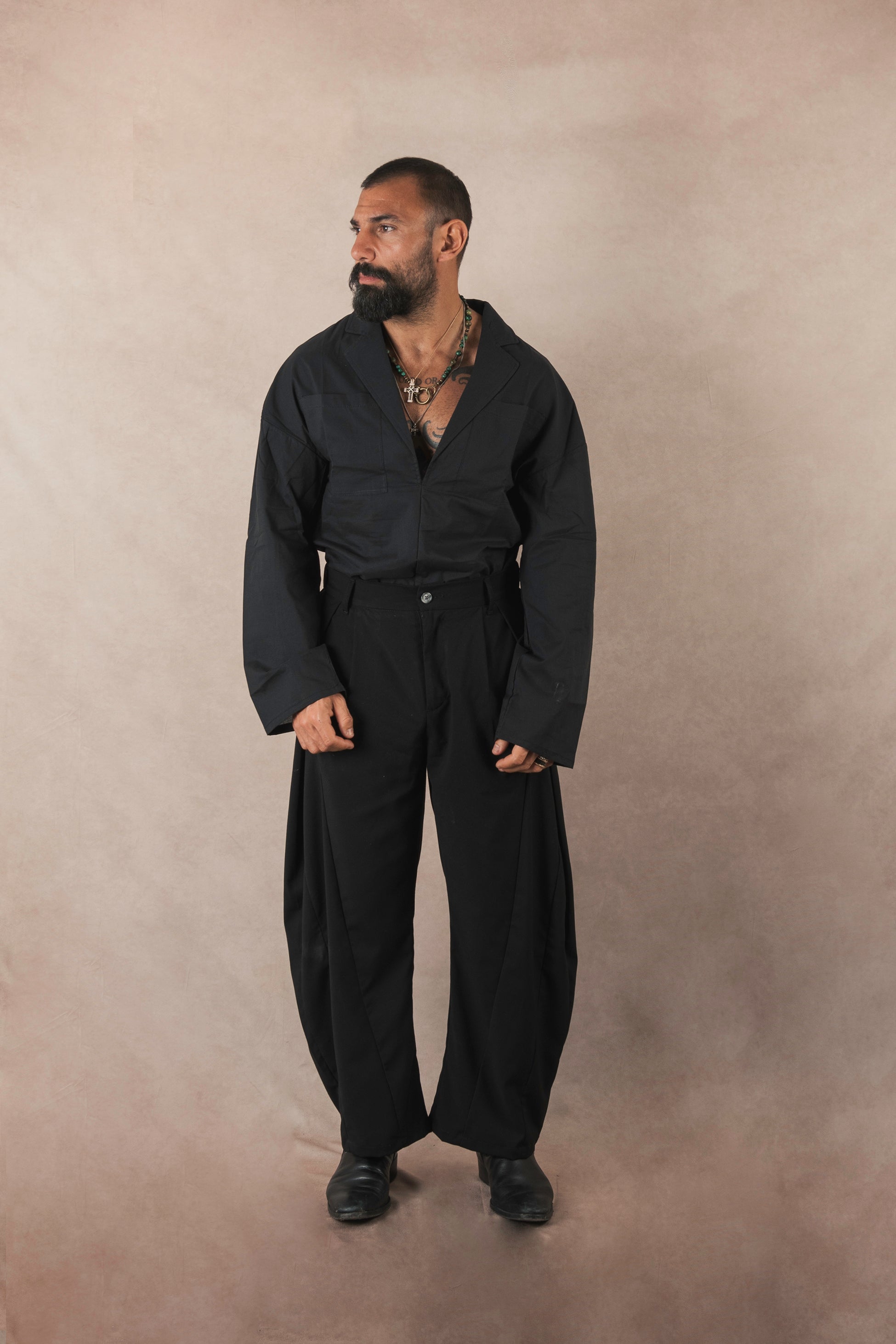 Black Cotton Shirt