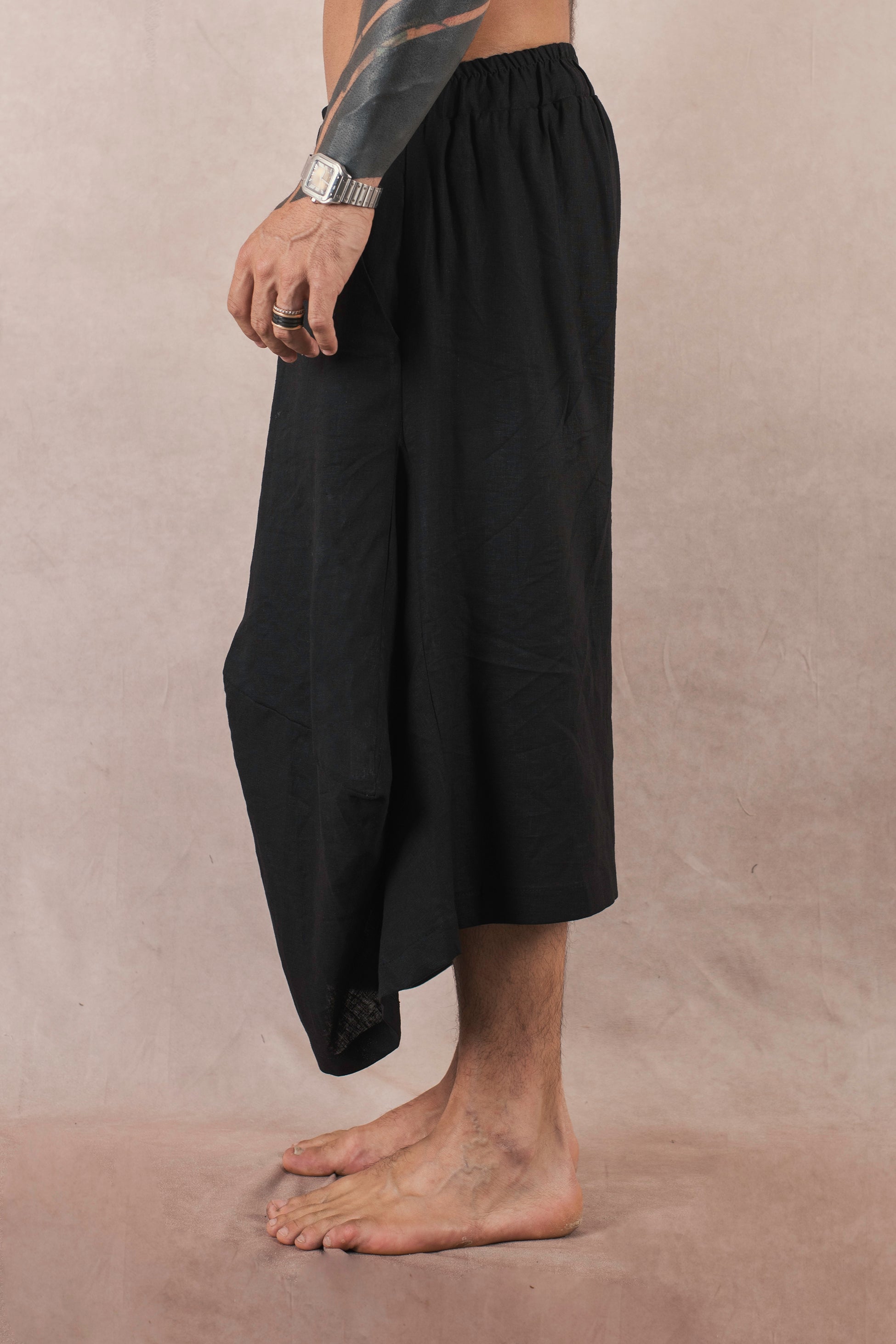 Short In Lino Nero