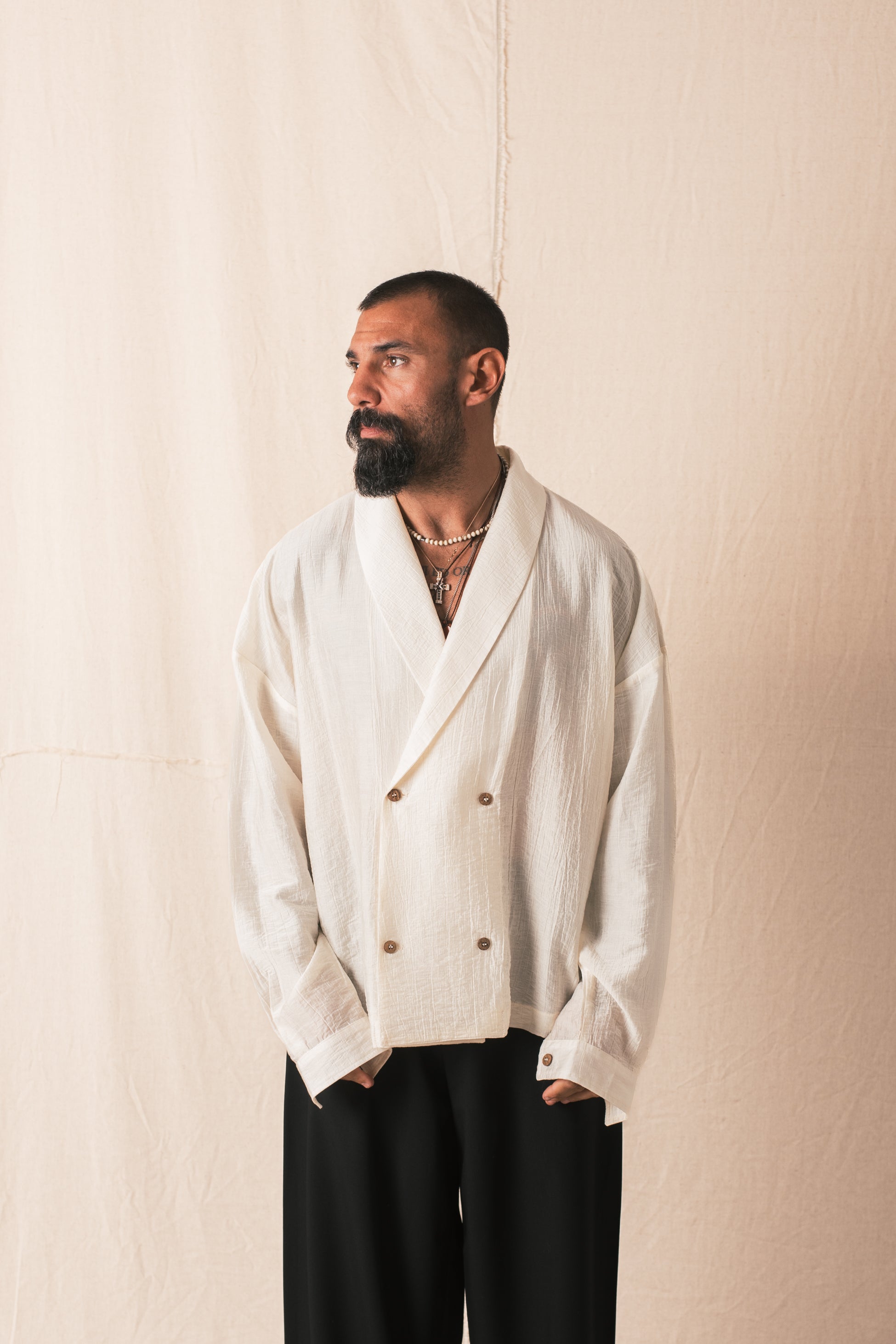 Camicia DoppioPetto Crema