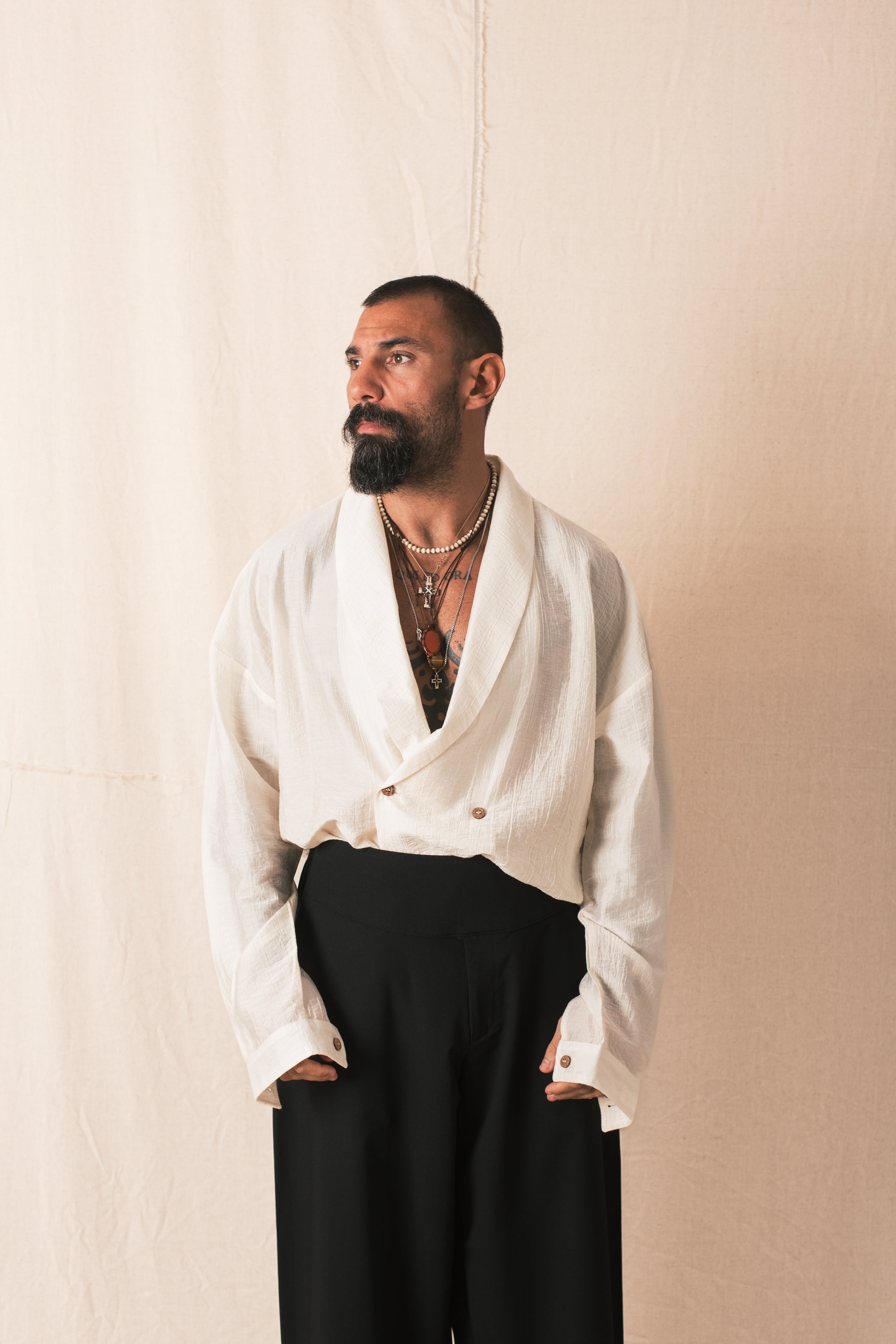 Camicia DoppioPetto Crema