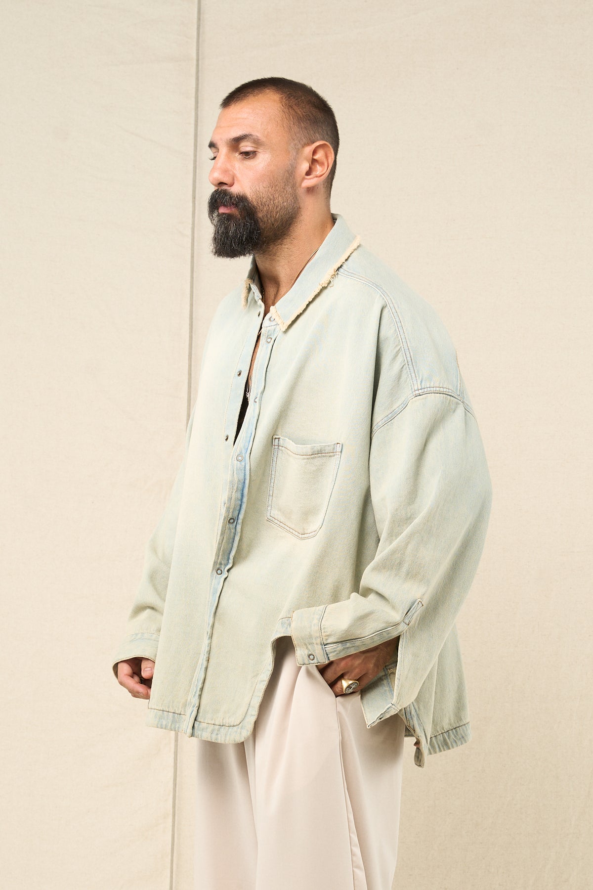Jacket Denim Sabbiato