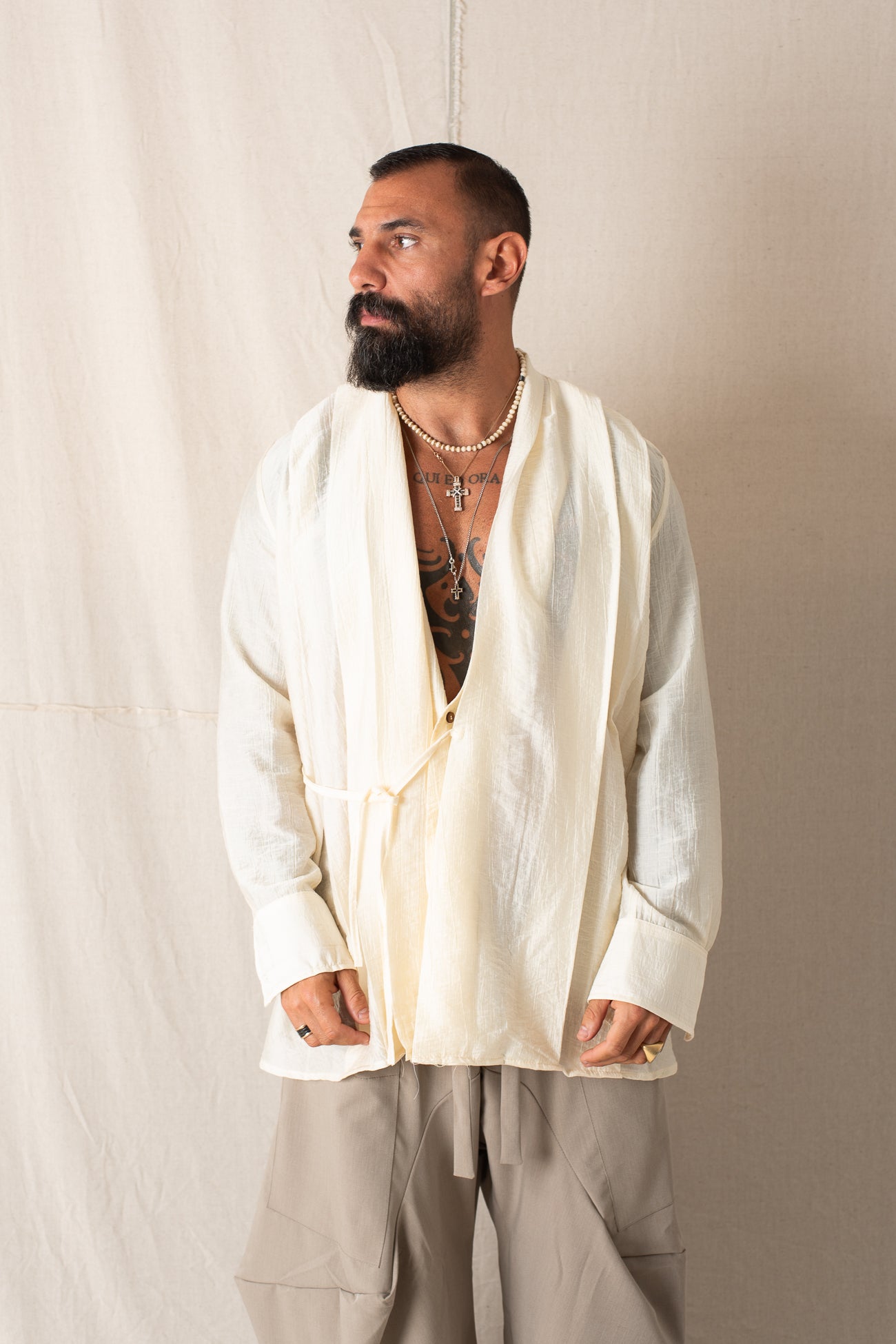 Camicia Nobu Crema
