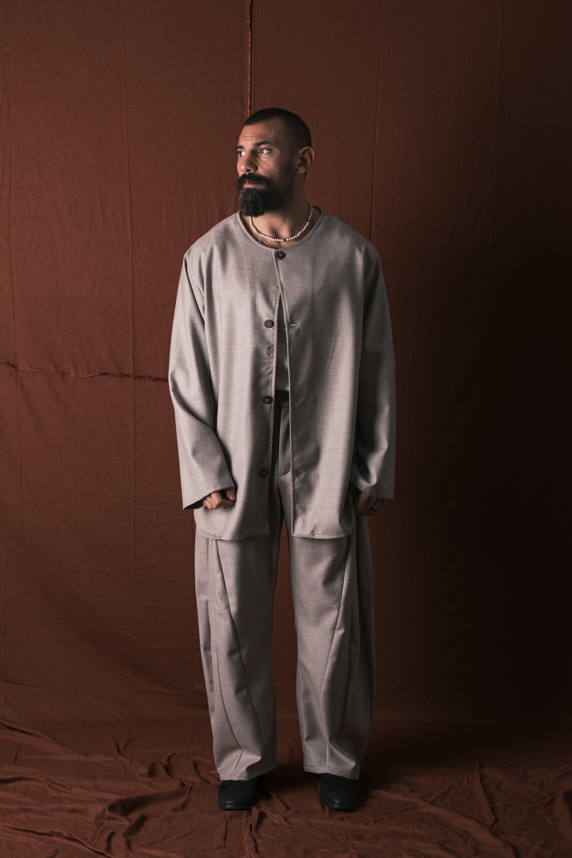 Palazzo Pence In Lana Greige