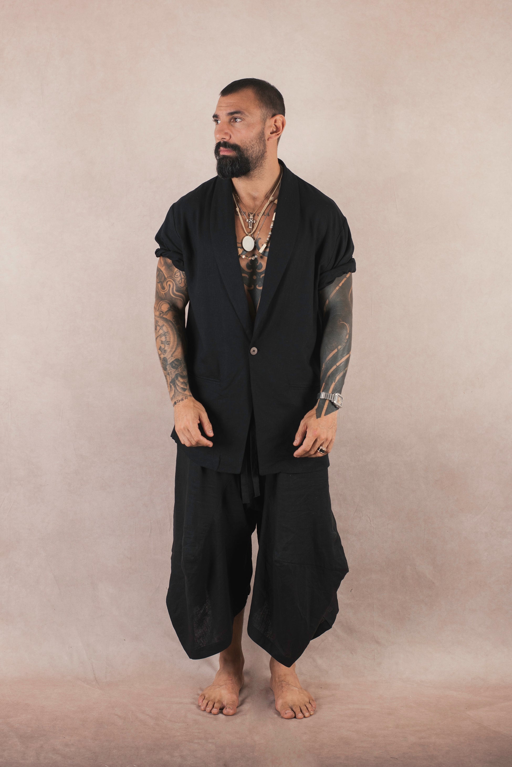 Short In Lino Nero