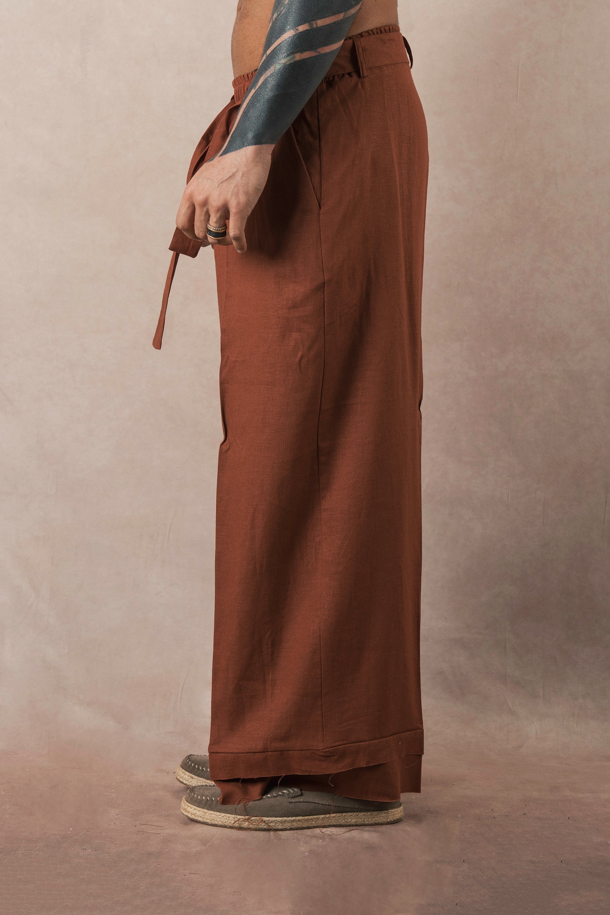 Japan With Linen Belt Earth