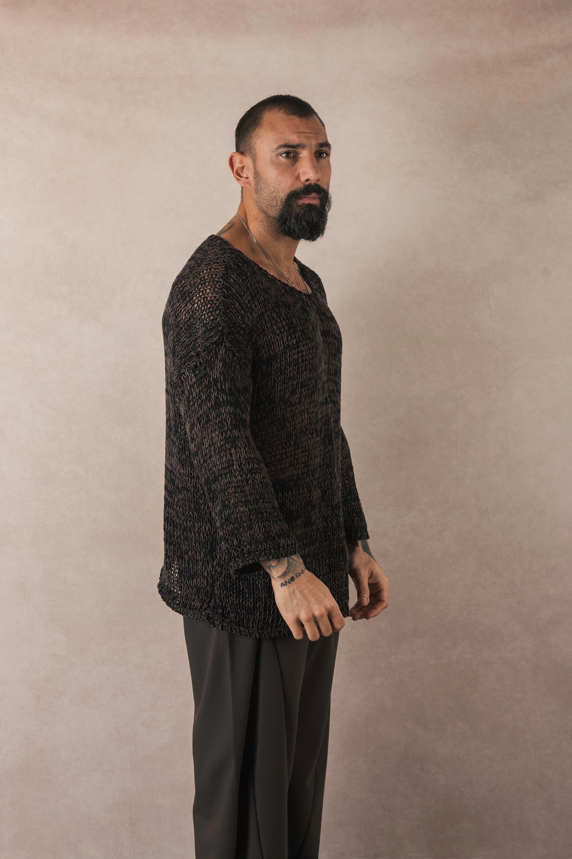 Wind Jersey Black/Dark Brown